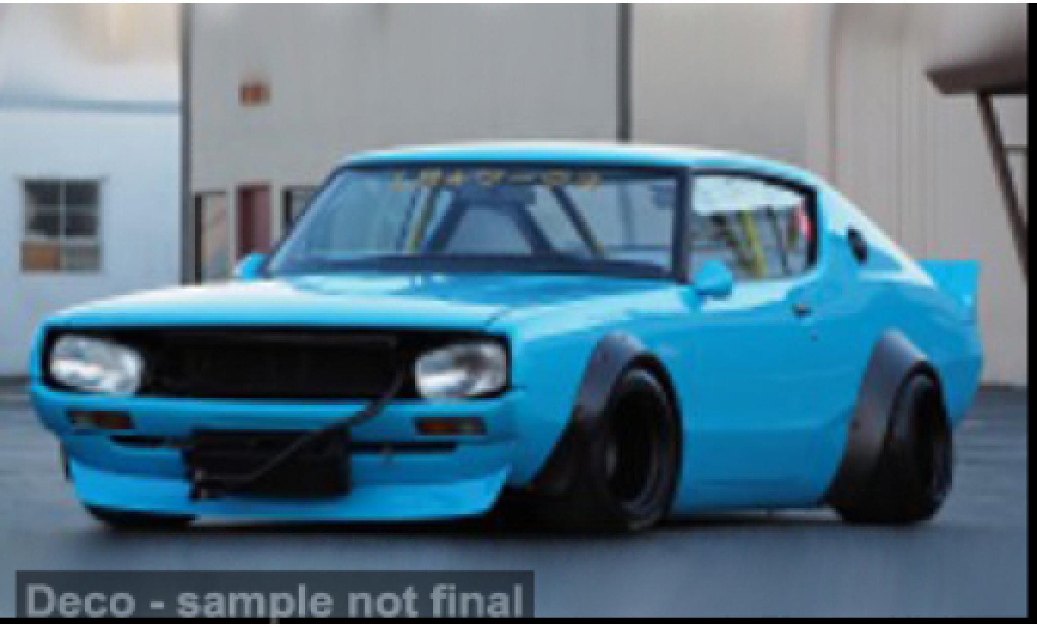 Nissan Skyline 1/43 Solido GT-R (KPGC110) blau 1972 1:43 modellini auto