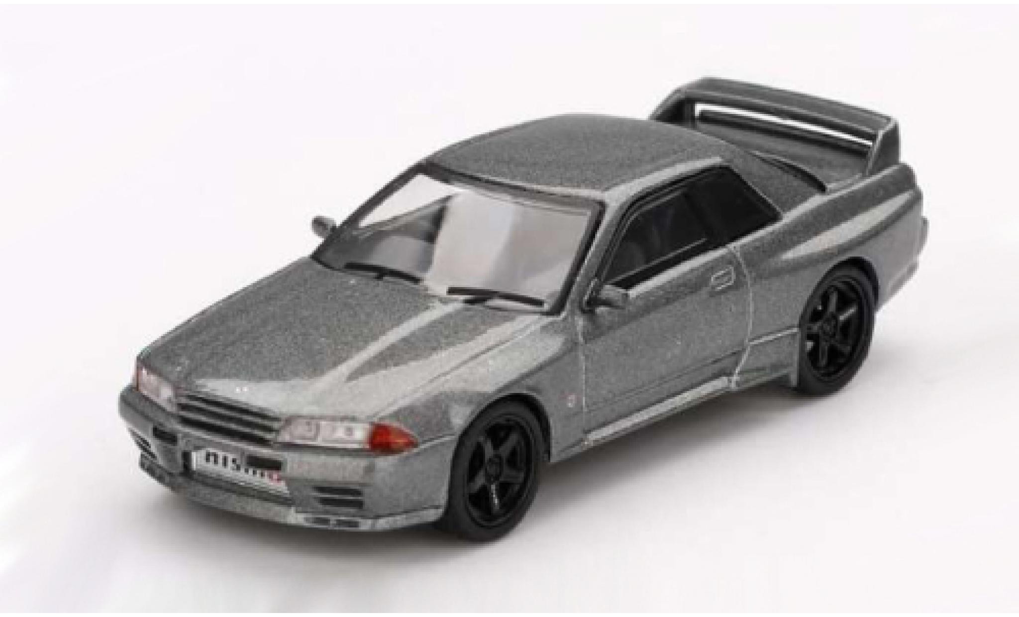 Nissan Skyline 1/64 Mini GT GT-R (Nismo BNR32 CRS Version) grau 1:64 modellino in miniatura