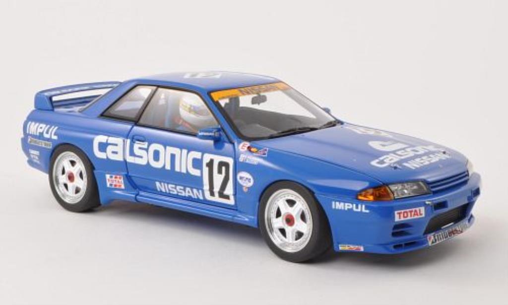 Nissan Skyline 1/18 Autoart GT-R (R32) Gr.A No.12 Calsonic 1990 /T.Suzuki modellino in miniatura