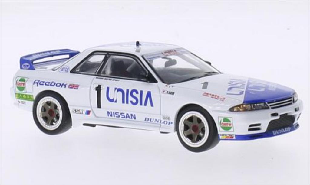 Nissan Skyline 1/43 IXO GT-R R32 RHD No.1 Unisia Macau Guia Race 1991 modellino in miniatura