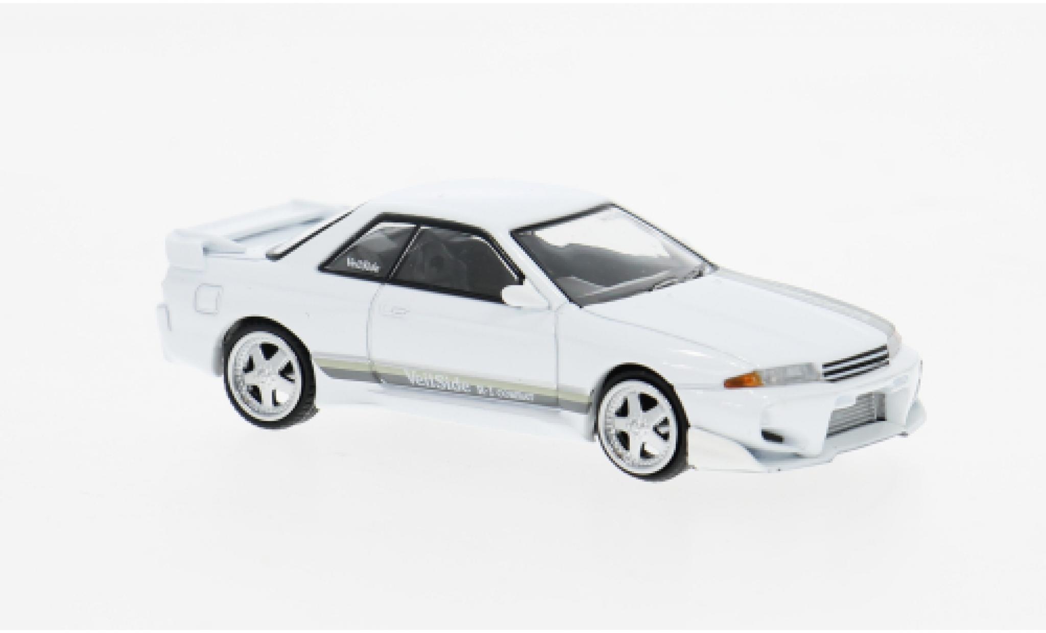 Nissan Skyline 1/64 Mini GT GT-R (R32) VeilSide Combat C-I weiss 2011 1:64 modellino in miniatura