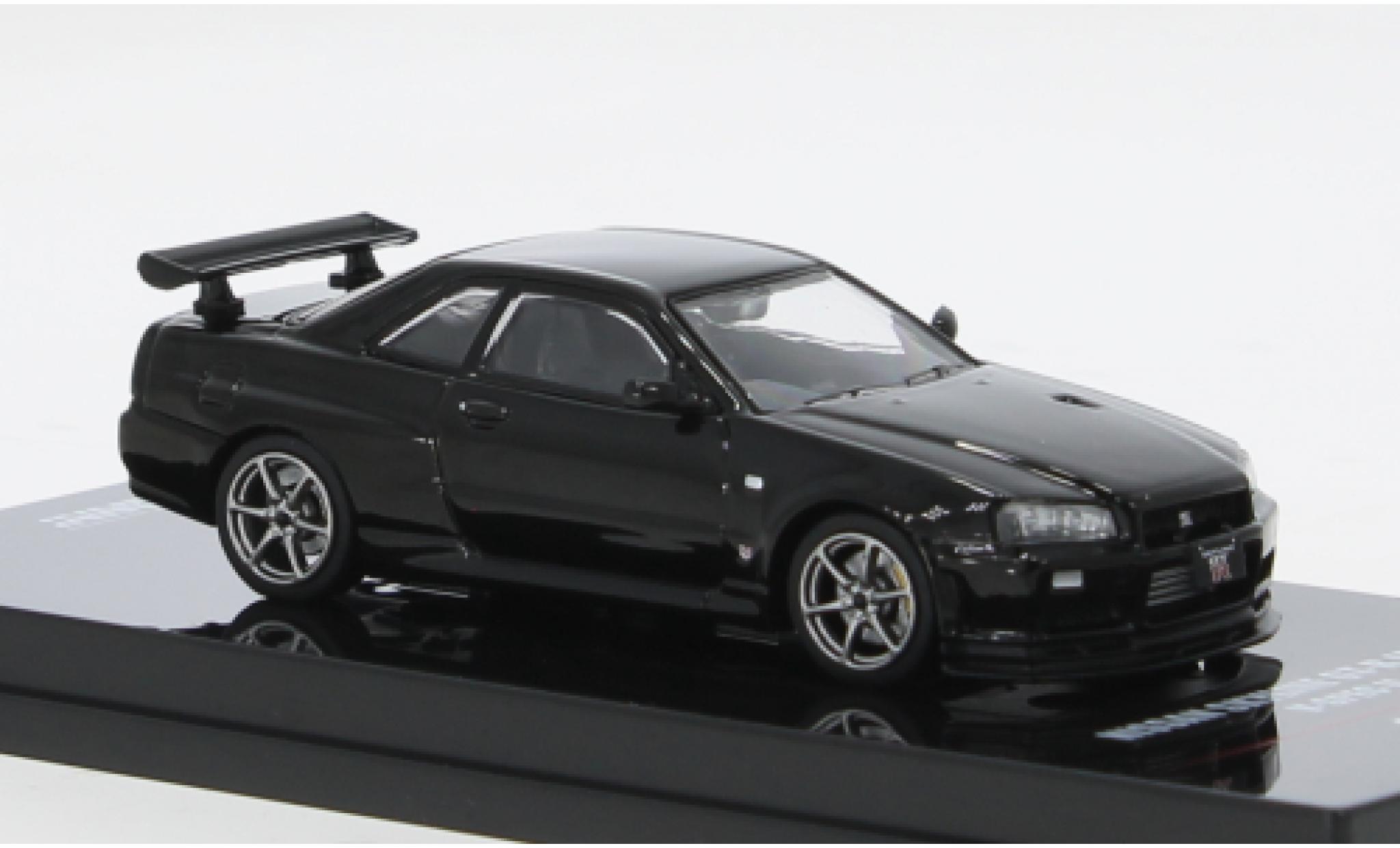 Nissan Skyline 1/64 INNO64 GT-R ( schwarz 1:64 modellino in miniatura