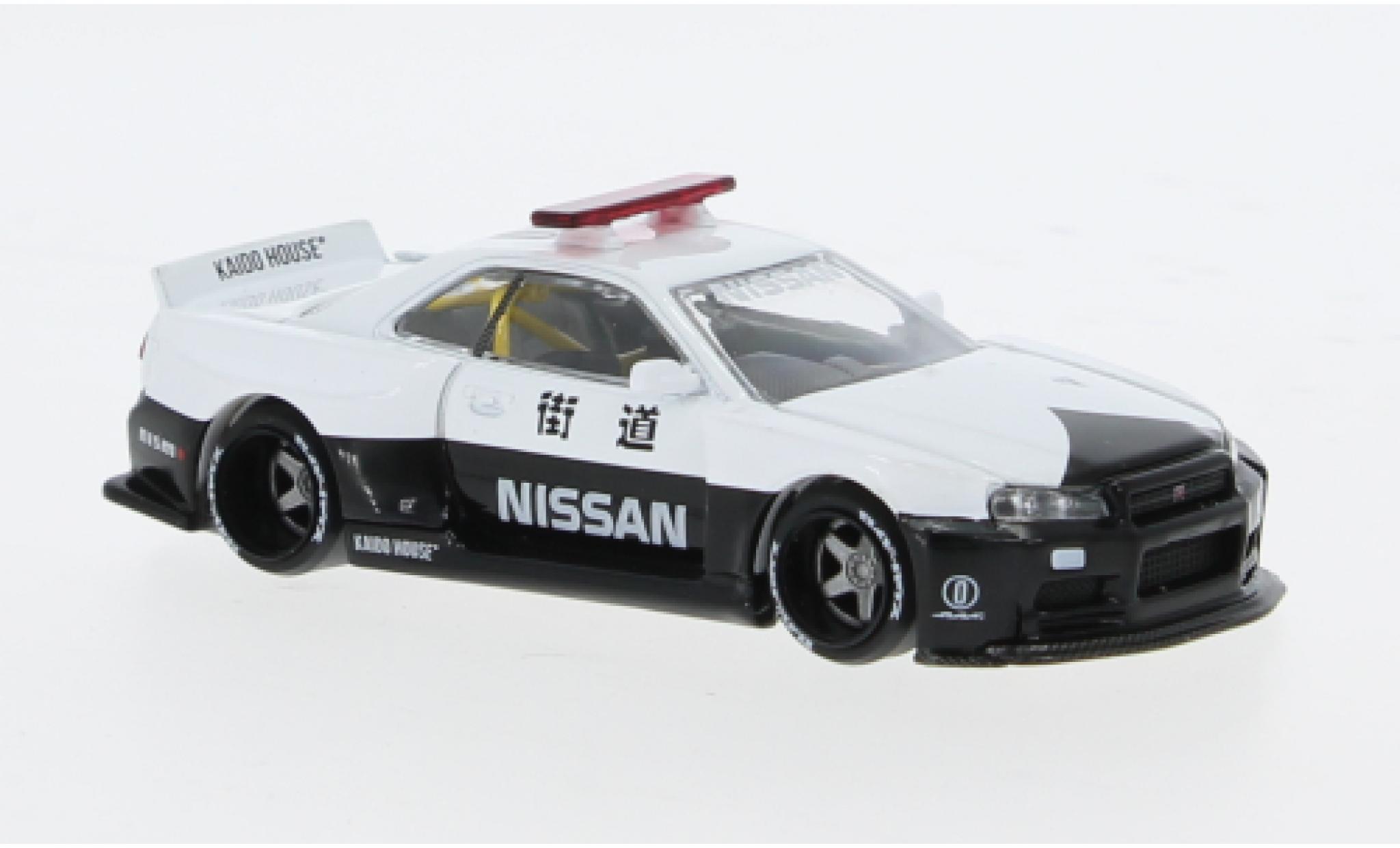 Nissan Skyline 1/64 Mini GT GTR (R Japanisch 1:64 modellino in miniatura