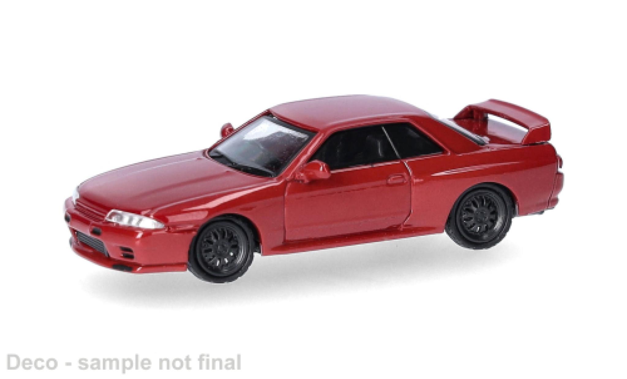 Nissan Skyline 1/87 Micro City 87 GTR (R32) rot 1:87 modellino in miniatura