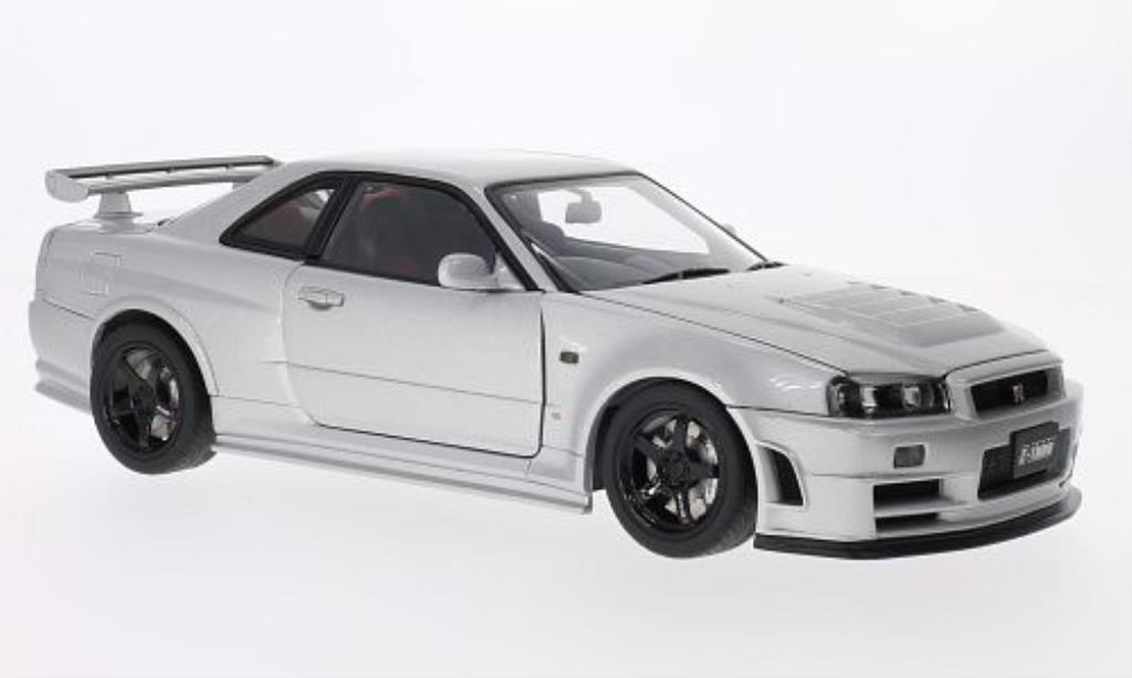 Nissan Skyline 1/18 Autoart (R34) Nismo GT-R Z-Tune grigio-grigio RHD 2005 modellino in miniatura