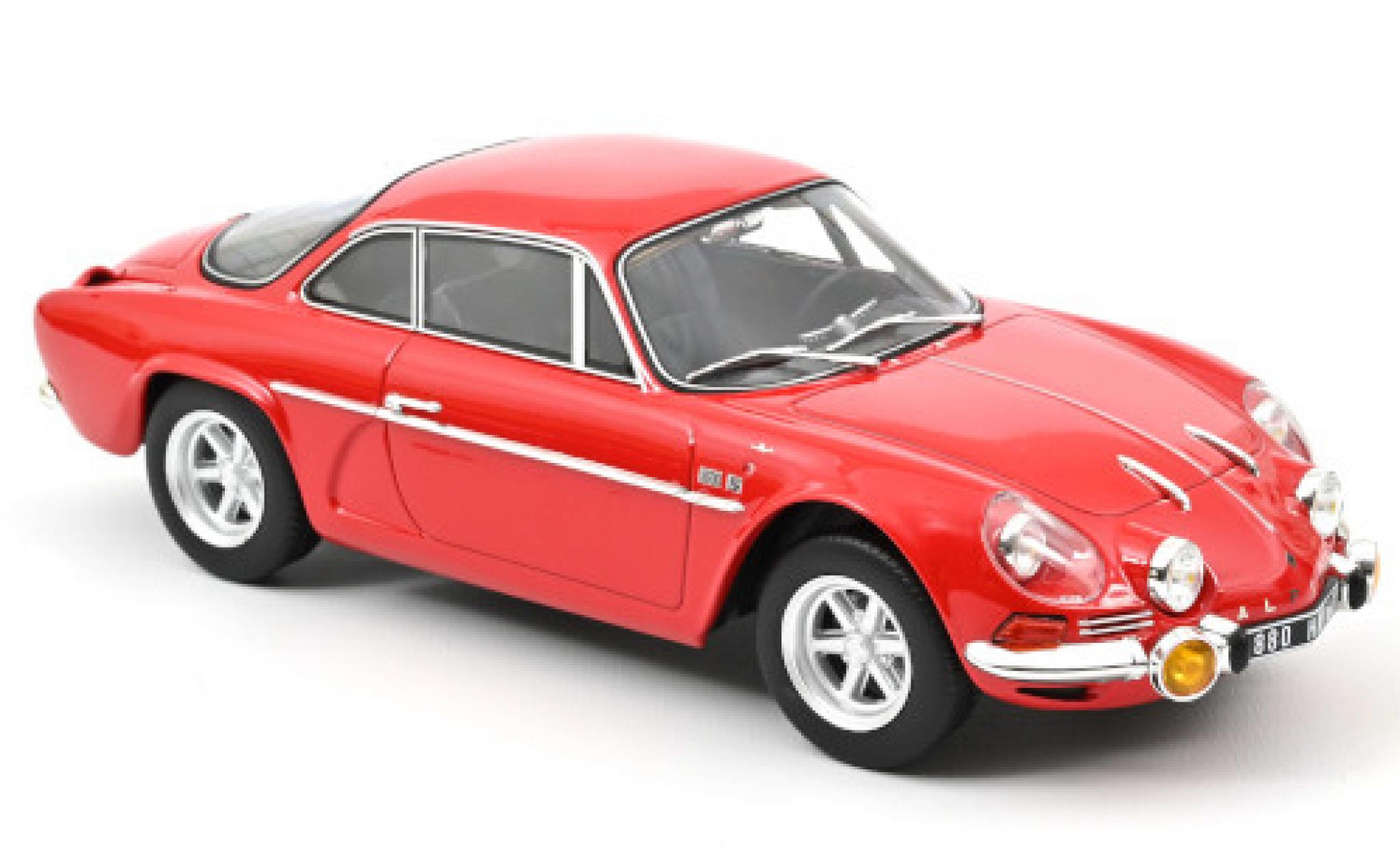 Alpine A110 1/18 Norev 1600S rosso 1969 modellino in miniatura