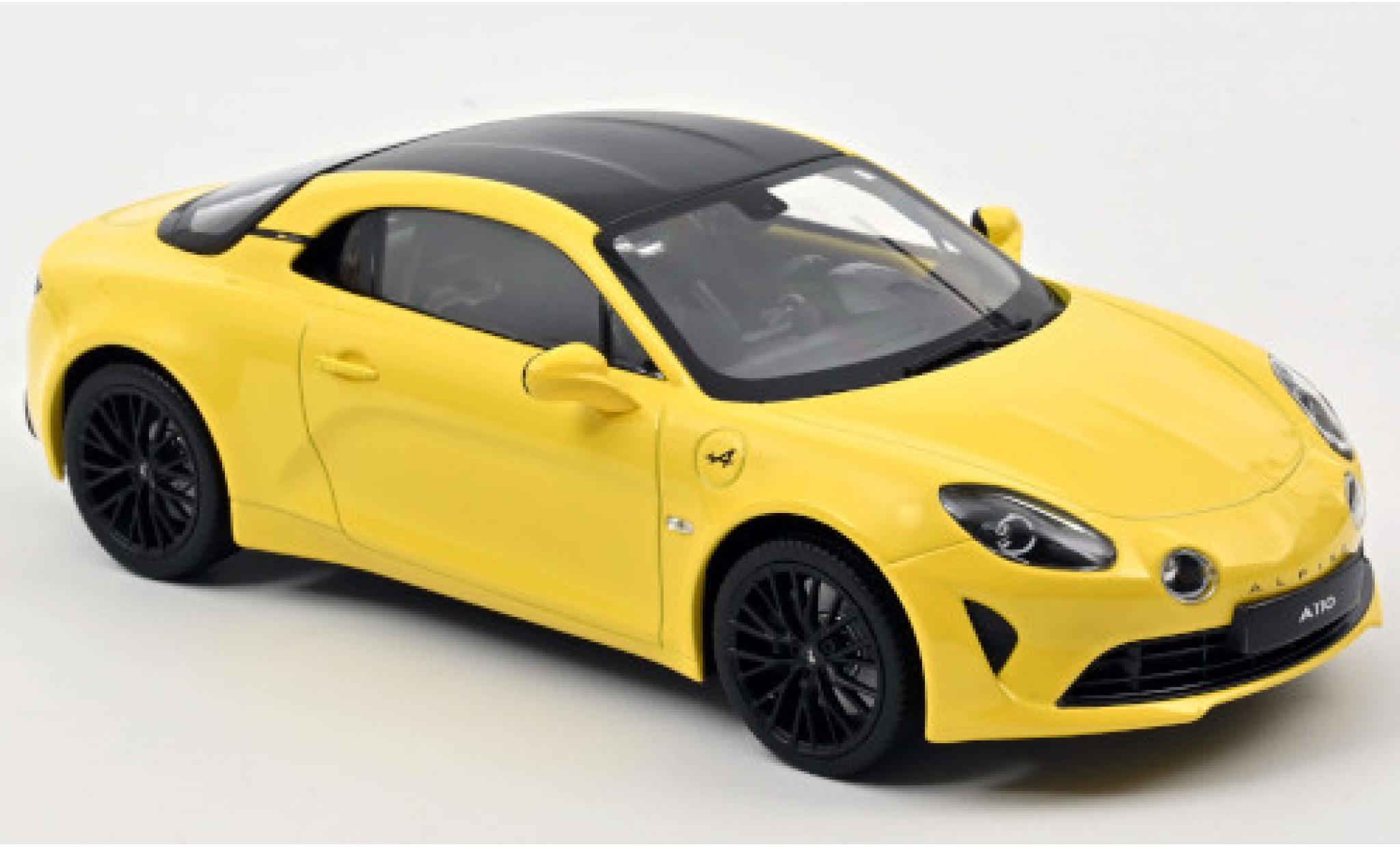 Alpine A110 1/18 Norev Color Edition giallo 2020 modellino in miniatura