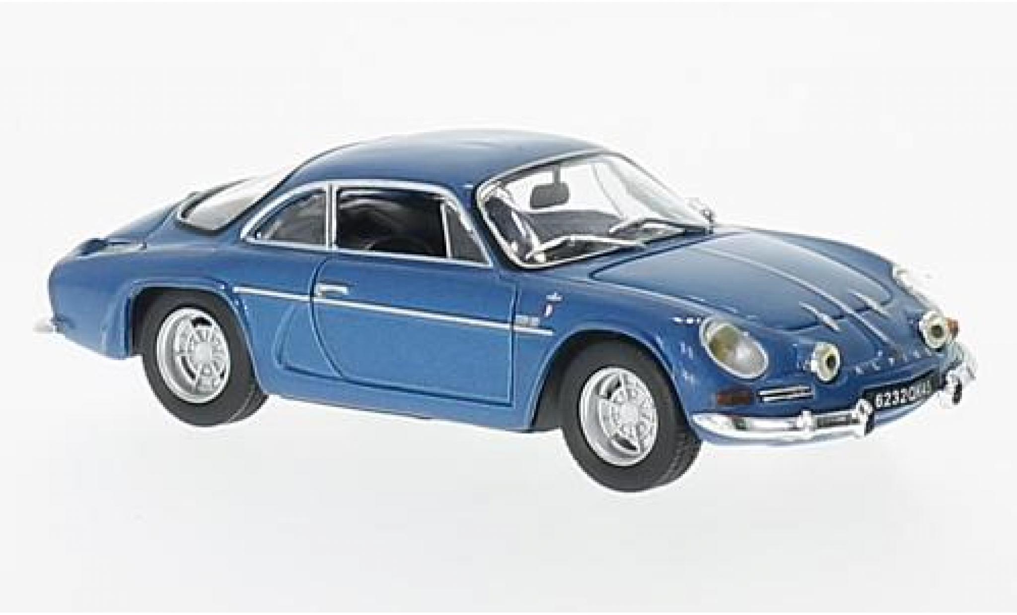 Alpine A110 1/43 Norev Renault A 110 metallico blu 1973 modellino in miniatura