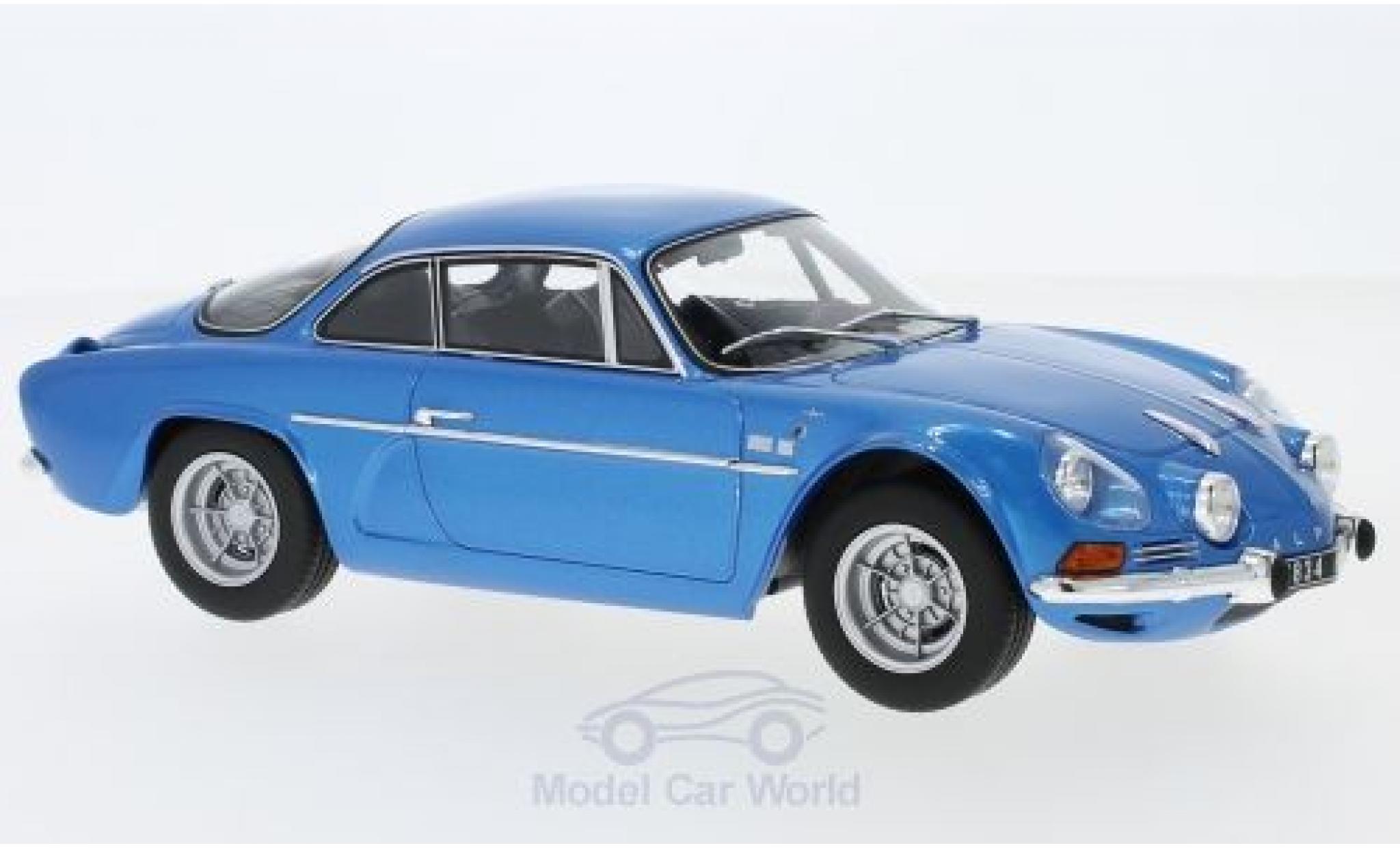 Alpine A110 1/18 Norev Renault 1600S metallico blu 1971 modellino in miniatura