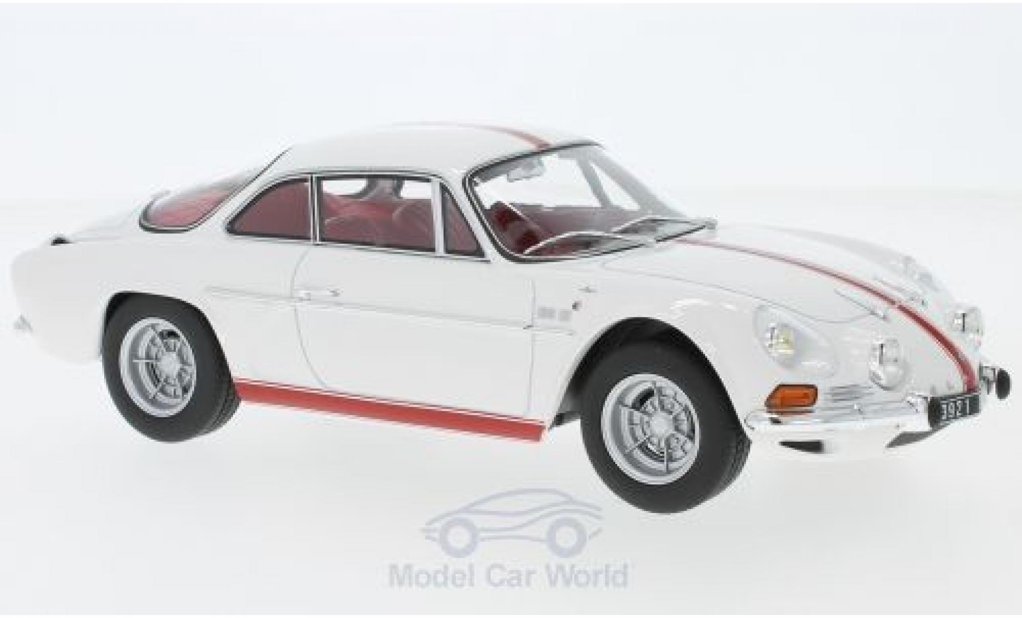 Alpine A110 1/18 Norev Renault 1600S bianco/rosso 1971 modellino in miniatura
