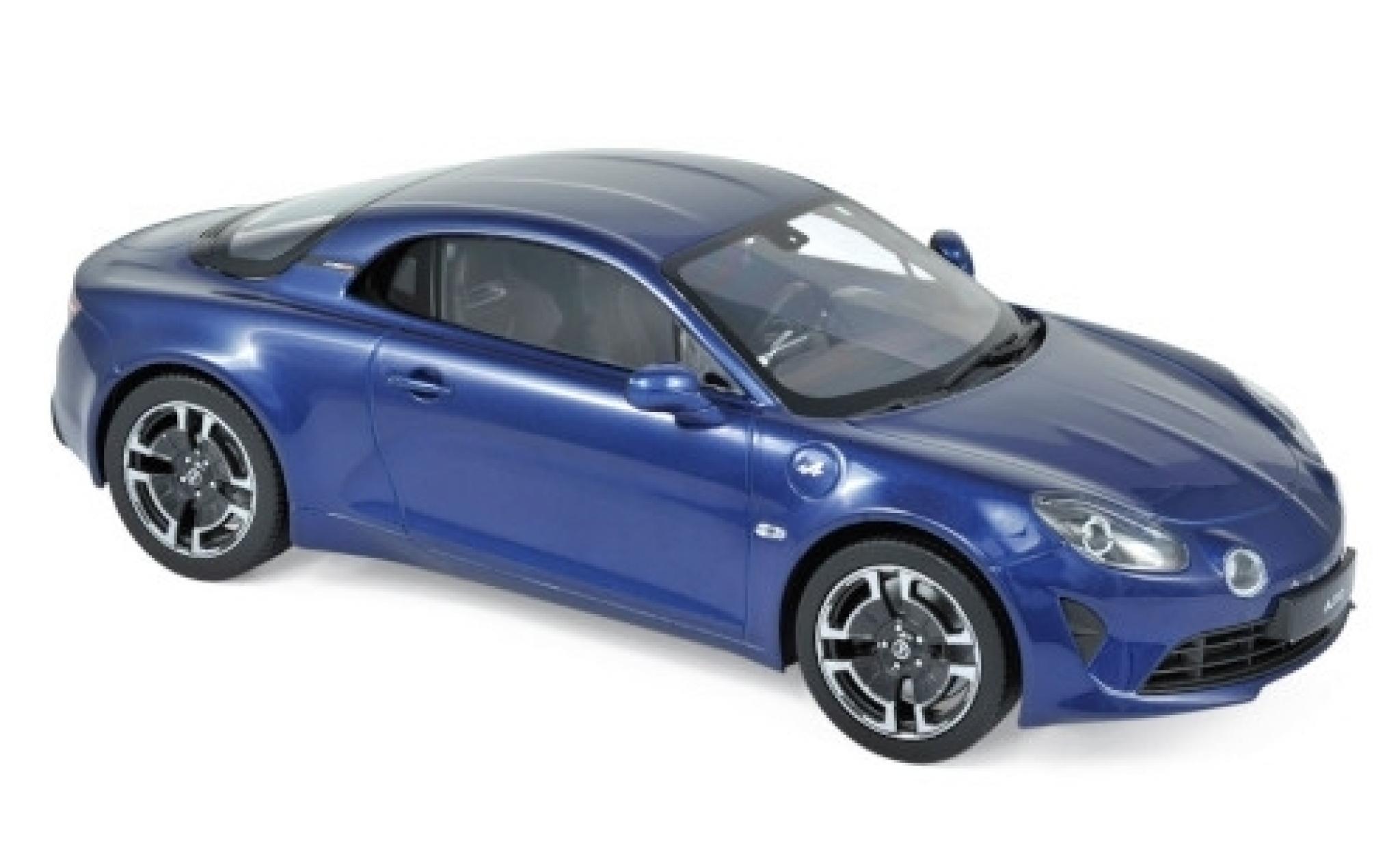 Alpine A110 1/18 Norev Renault Legende metallico blu 2018 modellino in miniatura