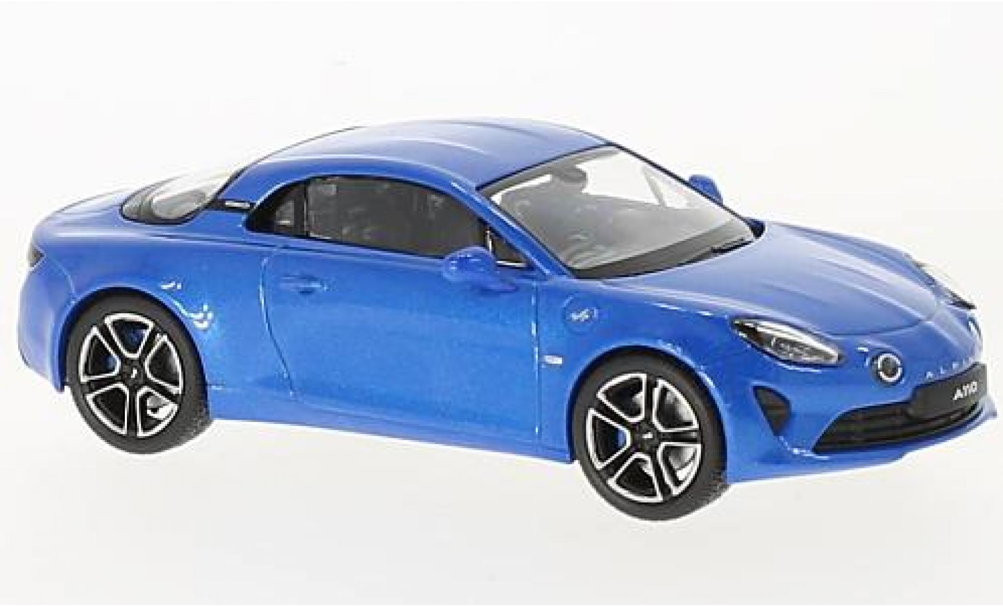 Alpine A110 1/43 Norev Renault Premiere Edition metallico blu 2017 modellino in miniatura