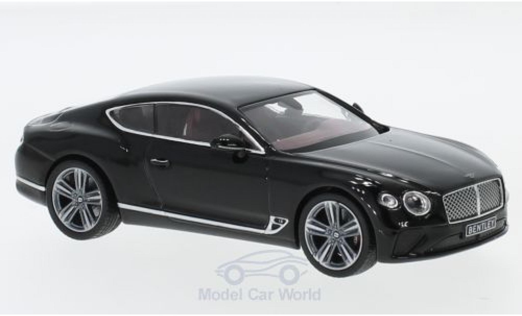 Bentley Continental T 1/43 Norev GT nero 2017 modellino in miniatura