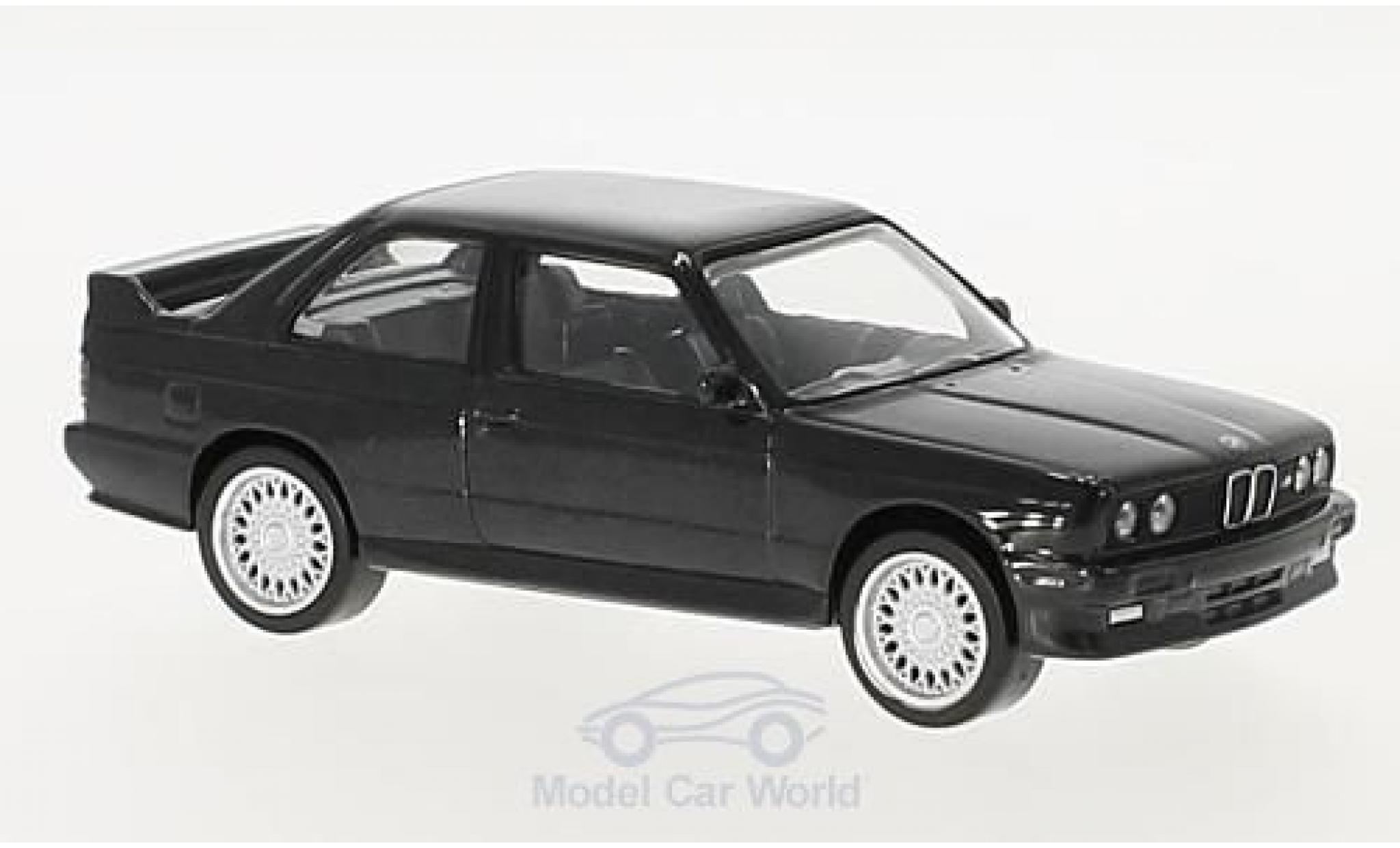 Bmw M3 E30 1/43 Norev (E30) nero 1986 modellino in miniatura