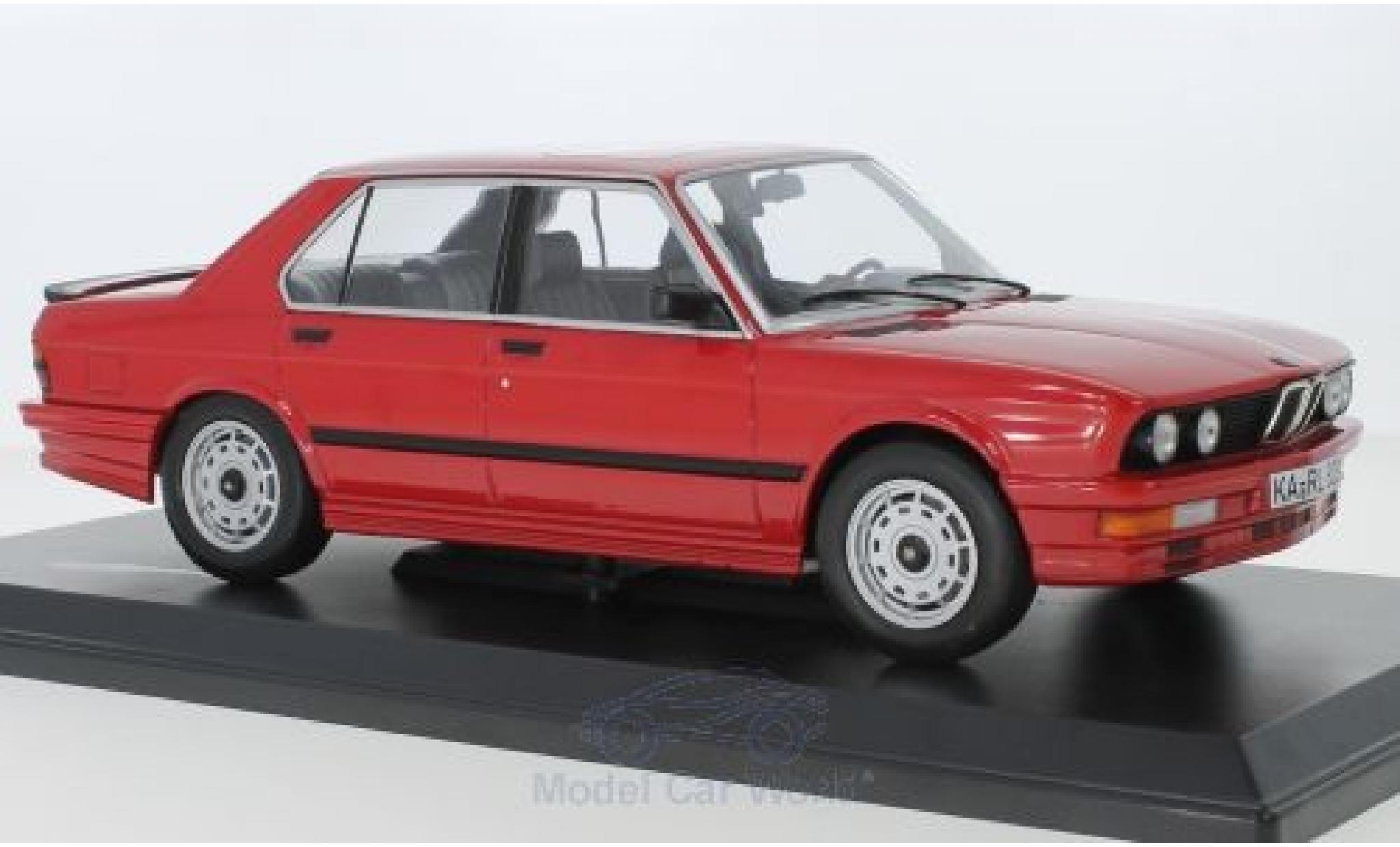 Bmw M5 1/18 Norev 35i (E28) rosso 1986 modellino in miniatura