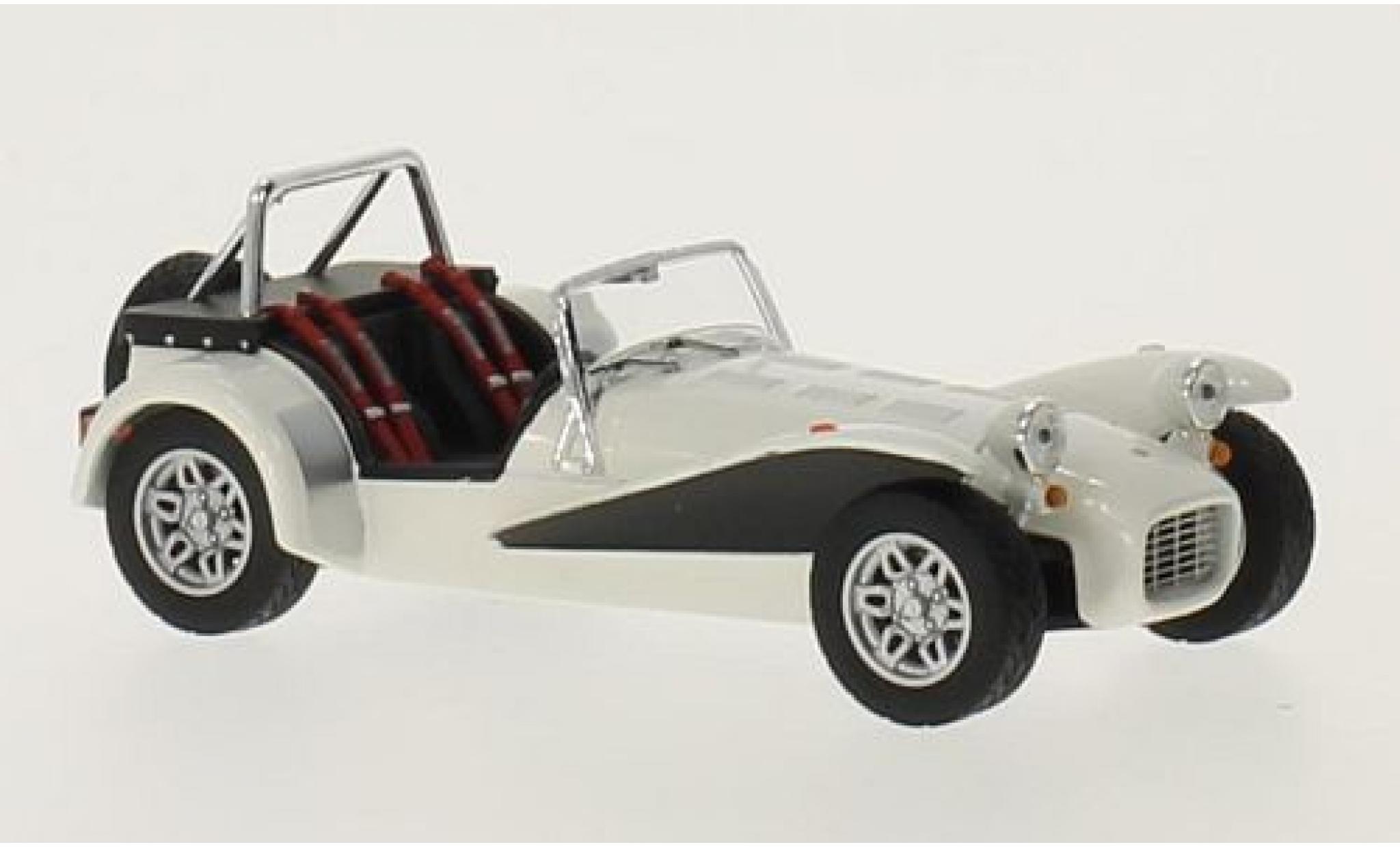 Caterham Super Seven 1/43 Norev bianco RHD 1979 modellino in miniatura
