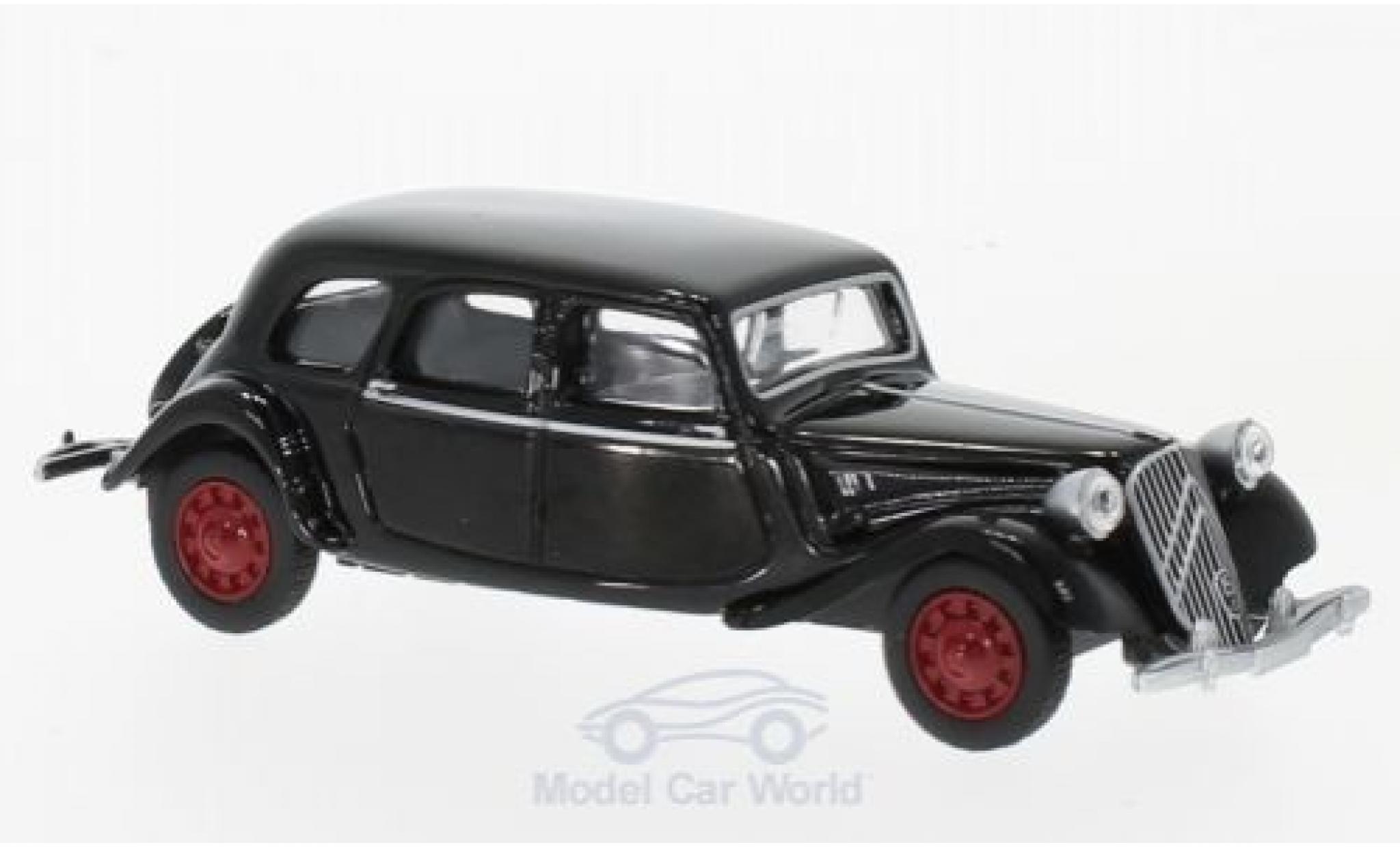 Citroen Traction 15 1/64 Norev 15-SIX nero 1939 modellino in miniatura