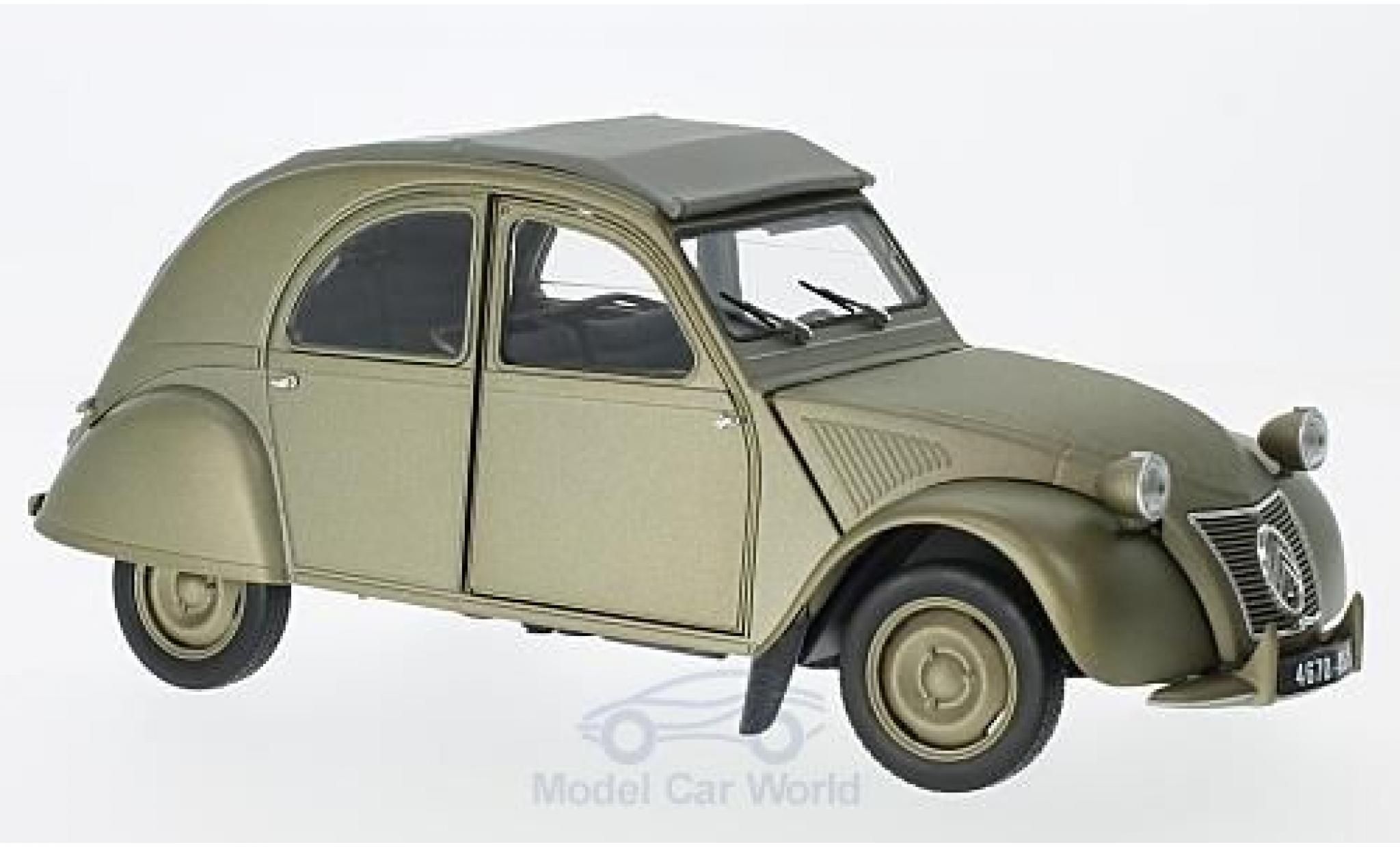 Citroen 2CV 1/18 Norev A matt-grigio 1950 modellino in miniatura