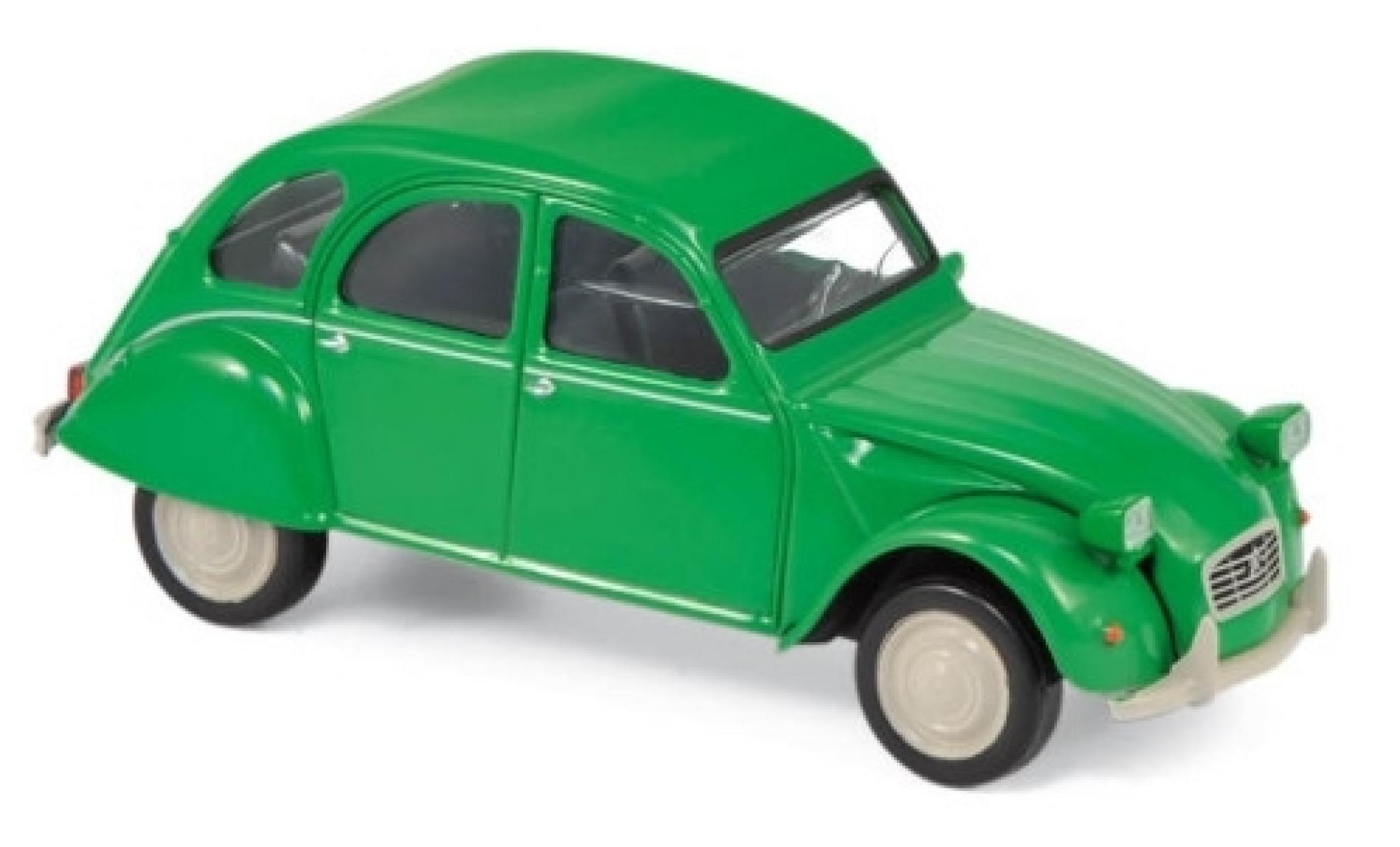 Citroen 2CV 1/43 Norev verde 1979 Jetcar modellino in miniatura