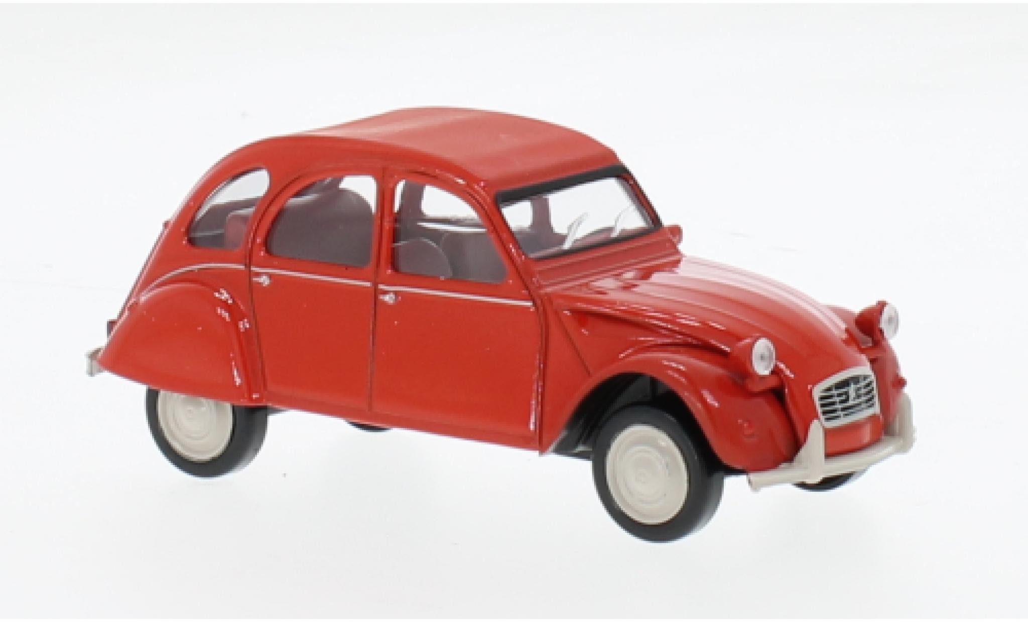 Citroen 2CV 1/43 Norev rot 1978 1:43 modellino in miniatura