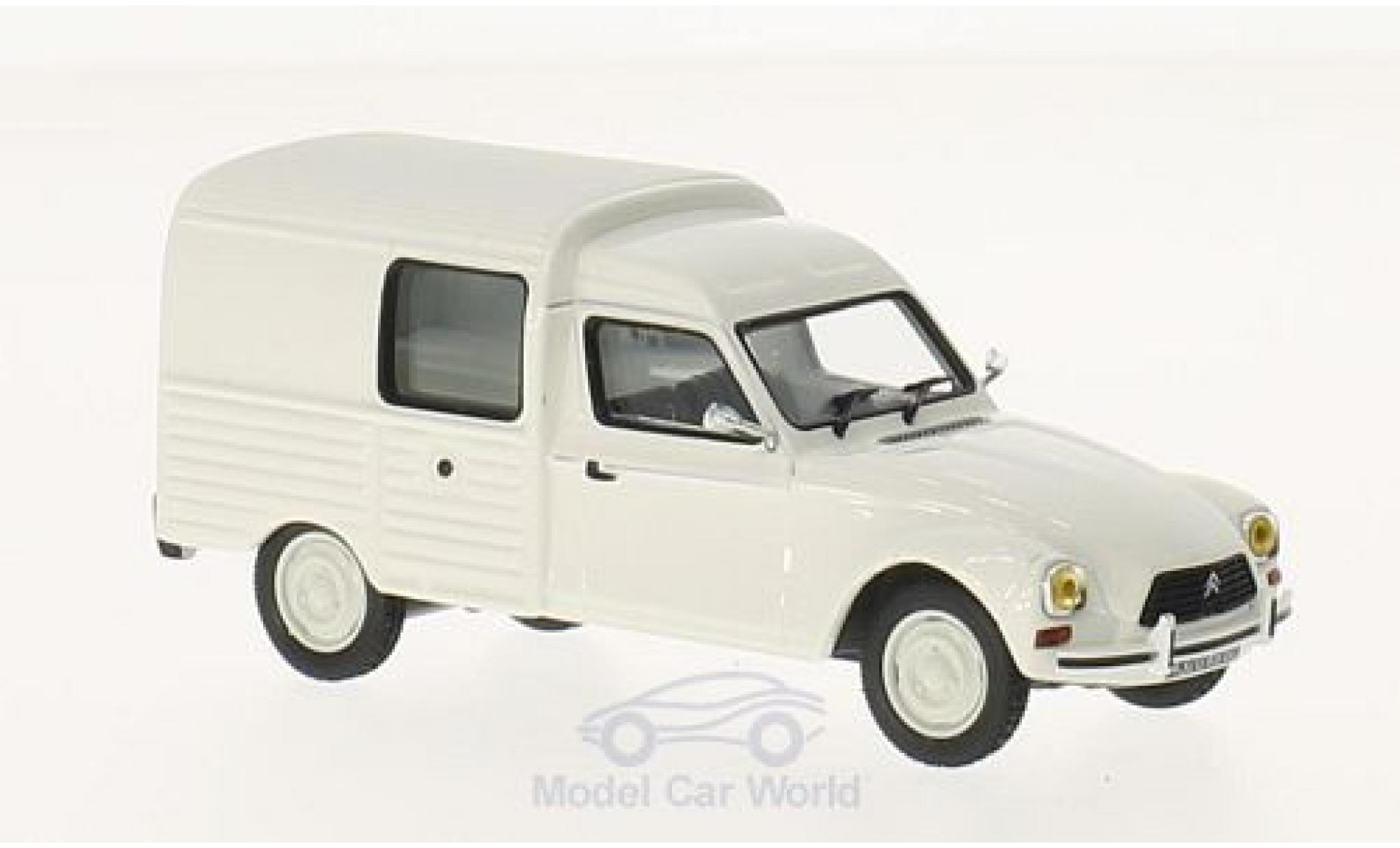 Citroen Acadiane 1/43 Norev bianco 1979 modellino in miniatura