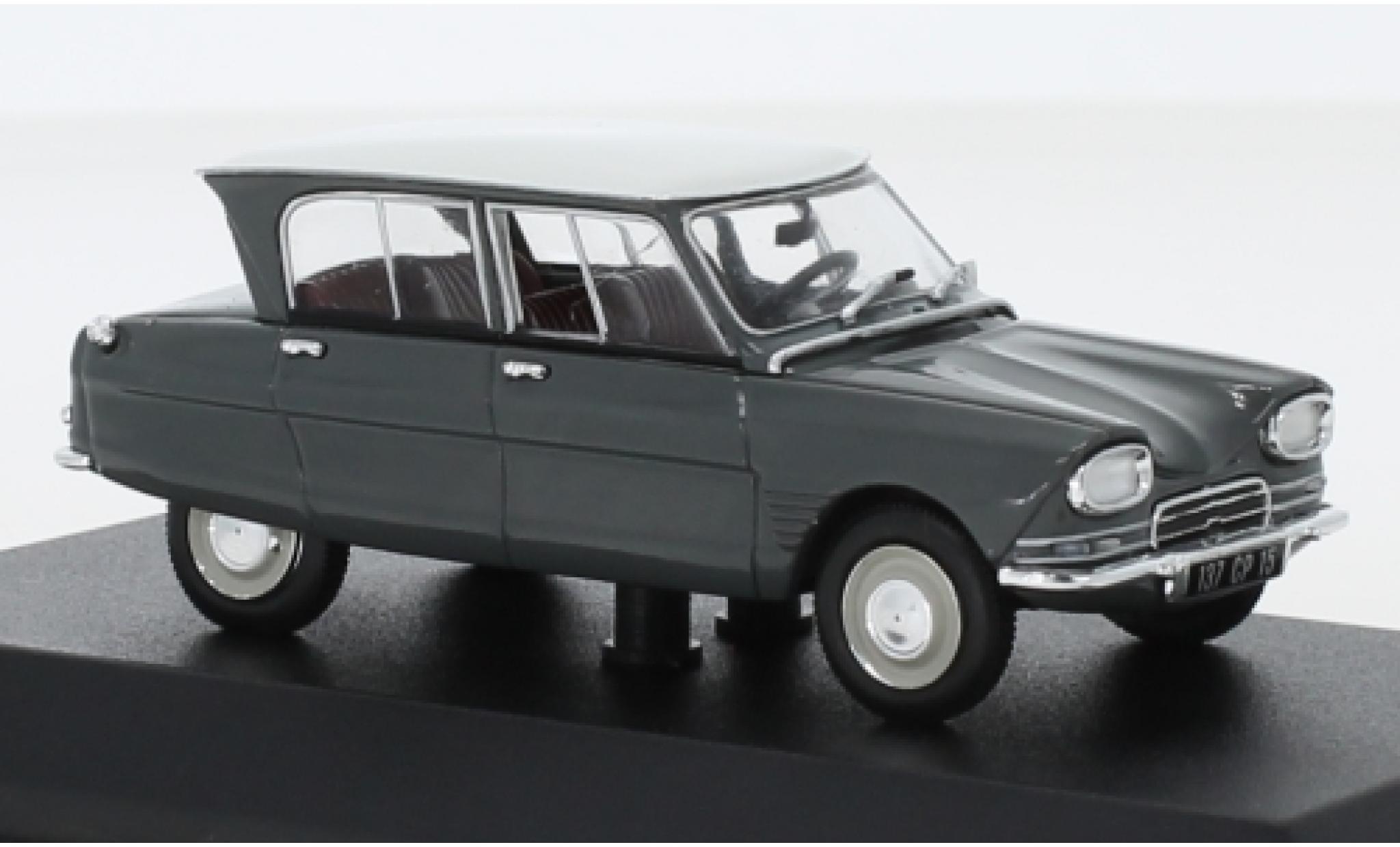 Citroen Ami 6 1/43 Norev grigio/bianco 1967 modellino in miniatura