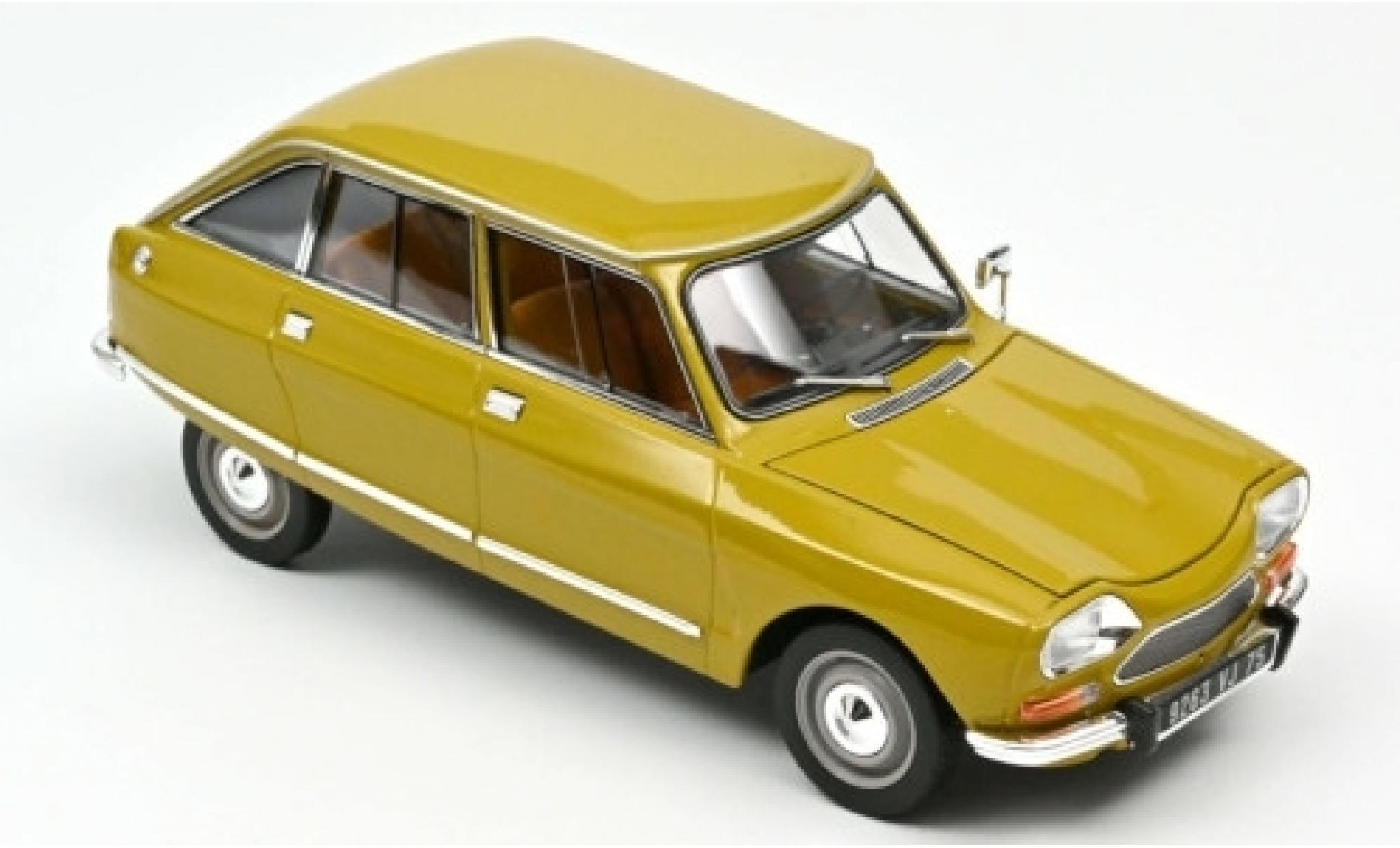 Citroen Ami 8 1/18 Norev Club giallo 1969 modellino in miniatura