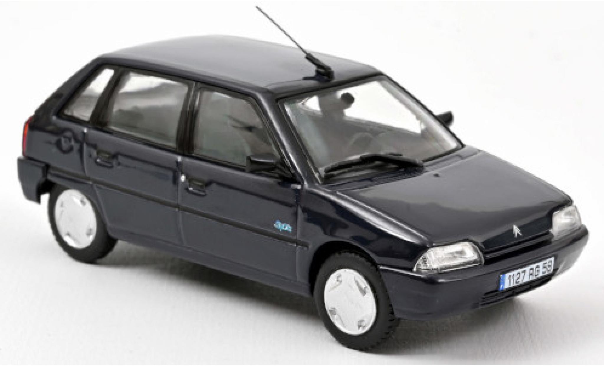Citroen AX 1/43 Norev Spot blu 1995 modellino in miniatura