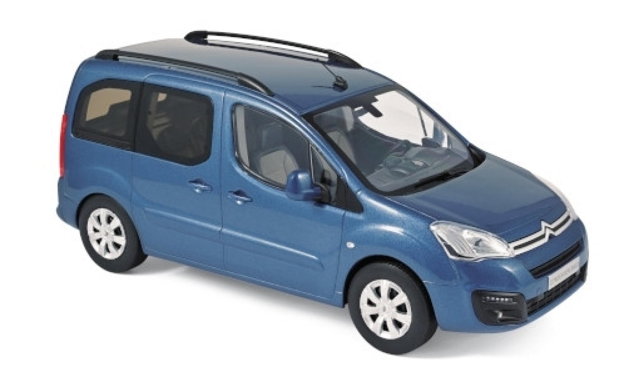 Citroen Berlingo 1/18 Norev metallico blu 2016 modellino in miniatura