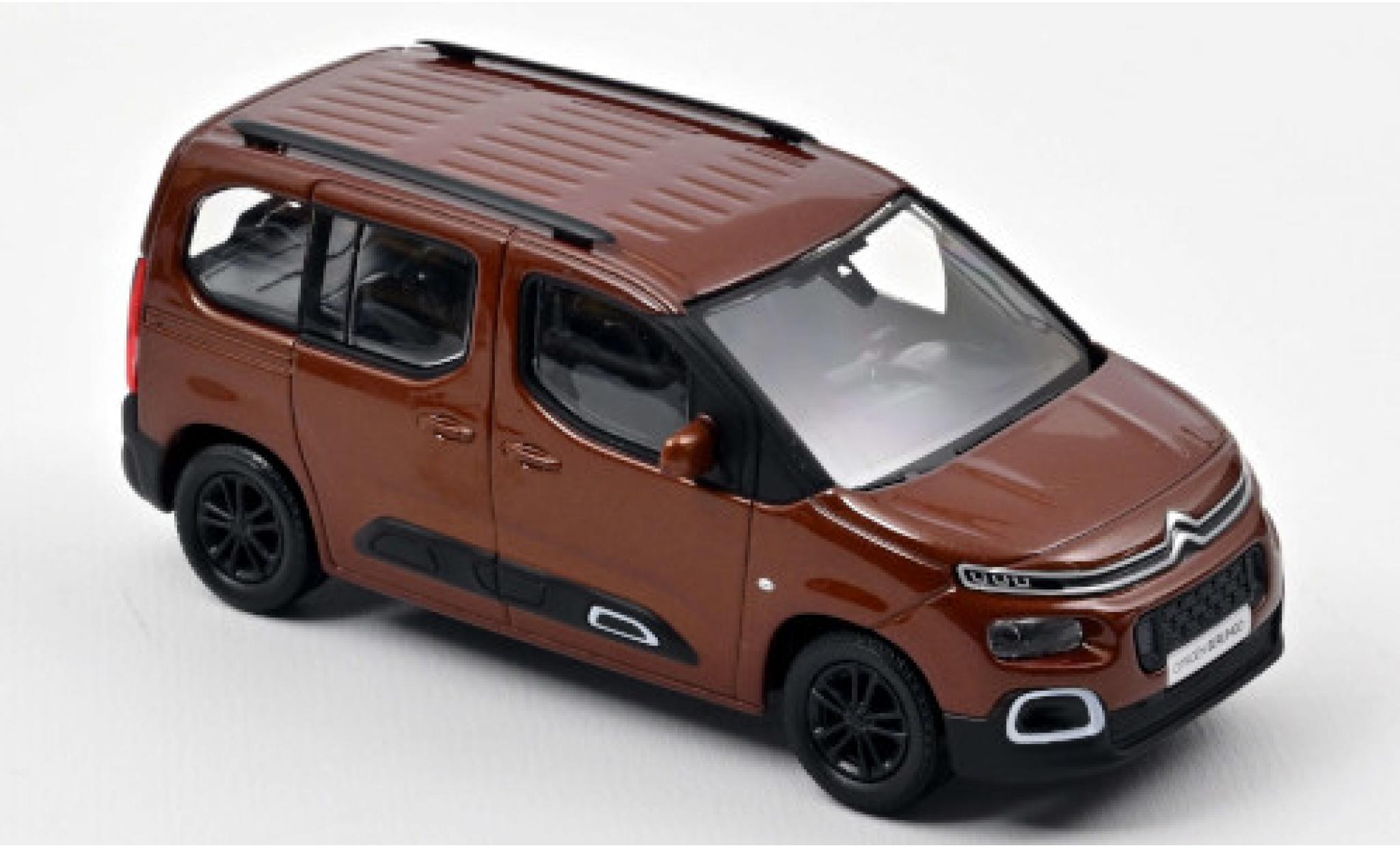 Citroen Berlingo 1/43 Norev metallico marroneee 2020 modellino in miniatura