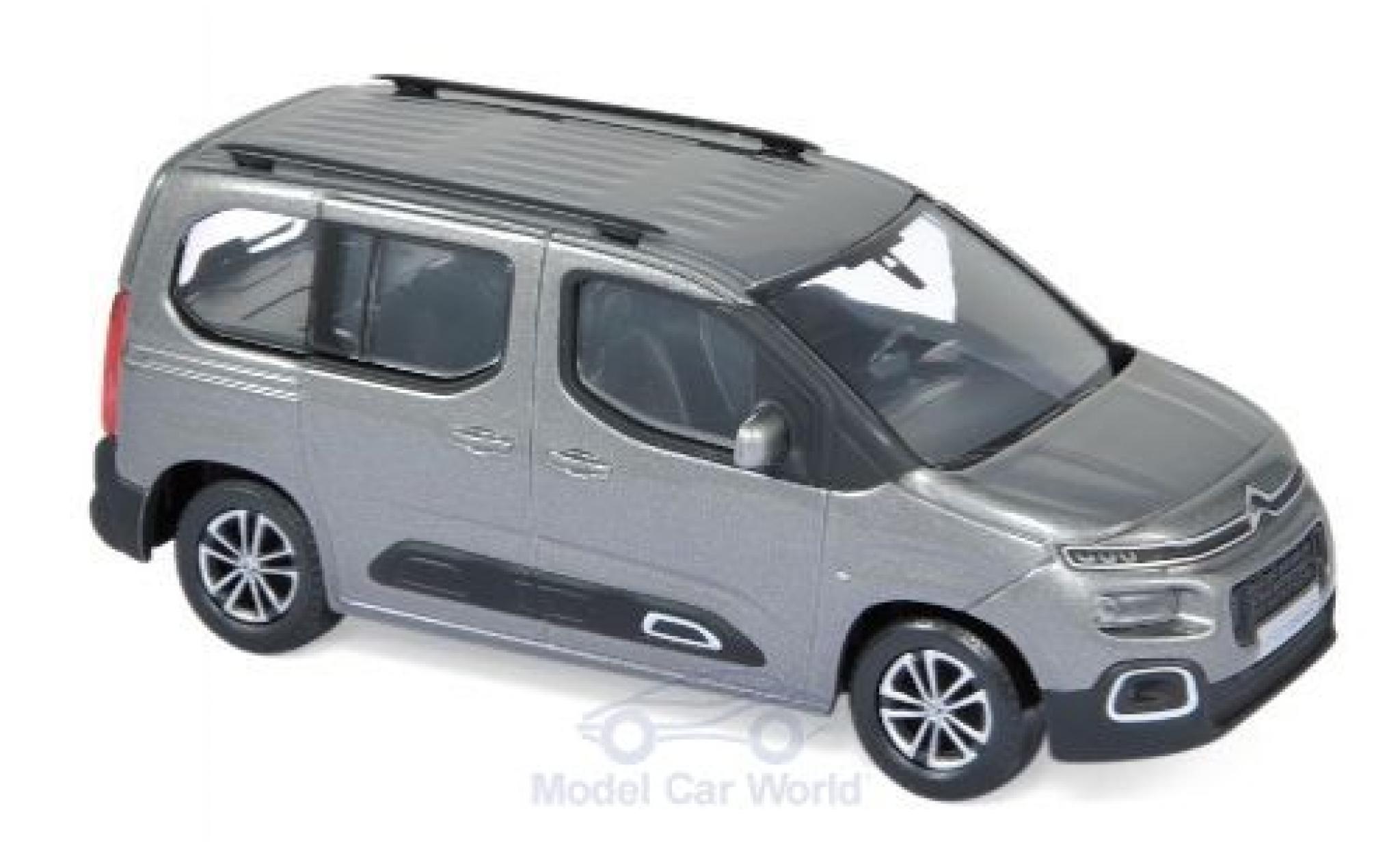 Citroen Berlingo 1/43 Norev metallico grigio 2018 modellino in miniatura