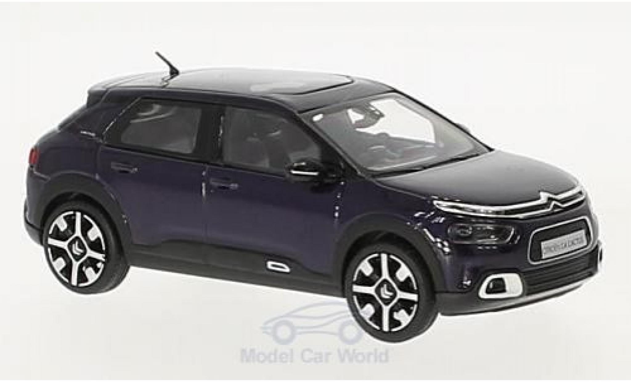 Citroen C4 1/43 Norev Cactus porpora/bianco 2018 modellino in miniatura