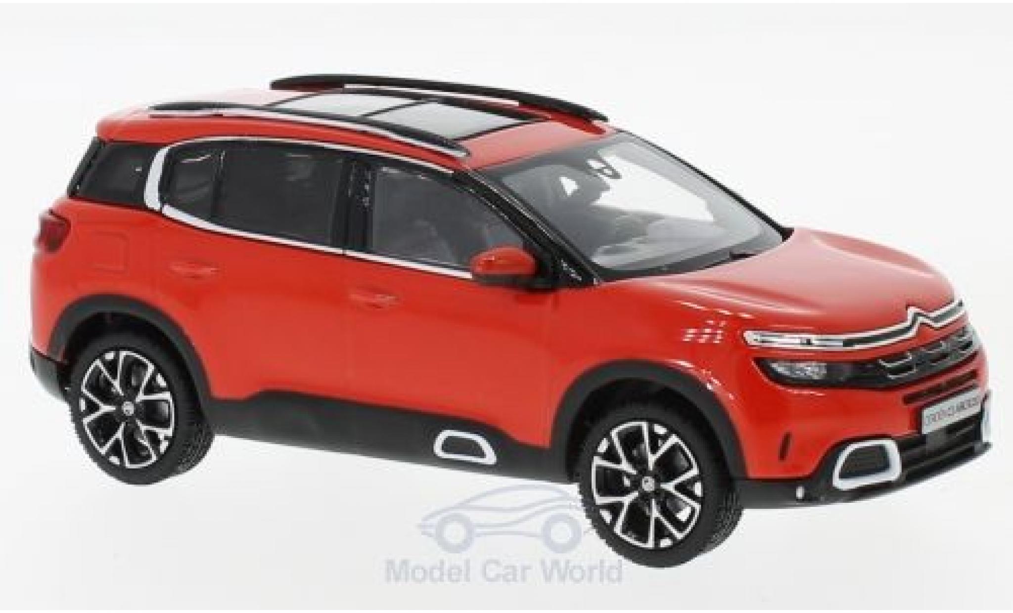 Citroen C5 1/43 Norev Aircross rosso 2018 modellino in miniatura