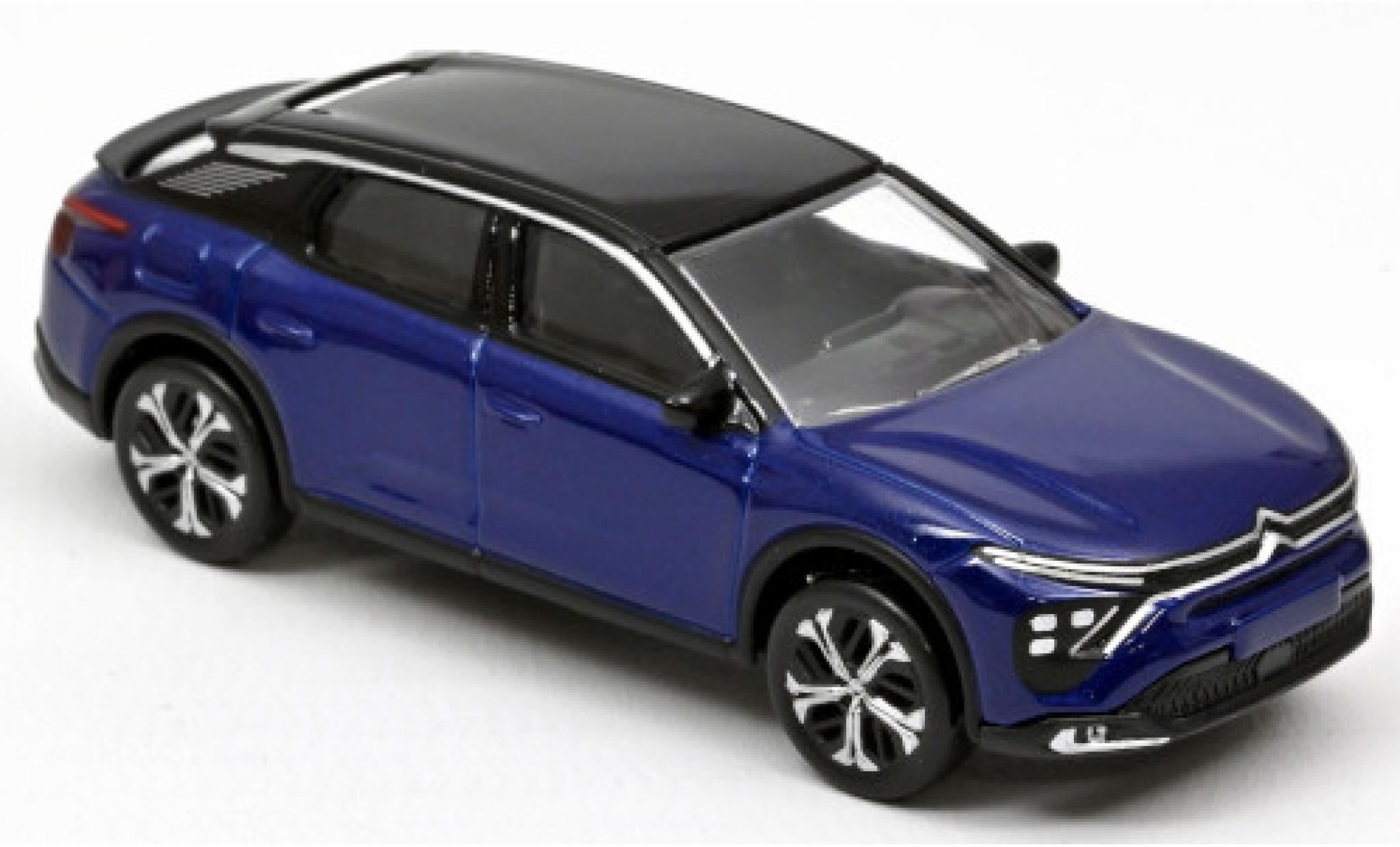 Citroen C5 1/64 Norev X blu/nero 2021 modellino in miniatura