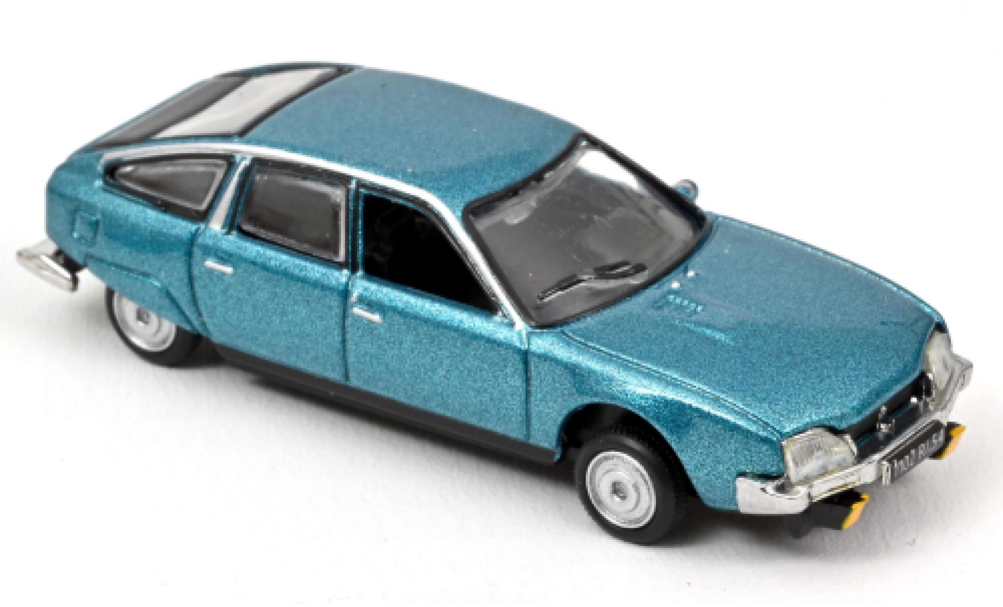 Citroen CX 1/87 Norev 2000 metallico blu 1975 modellino in miniatura