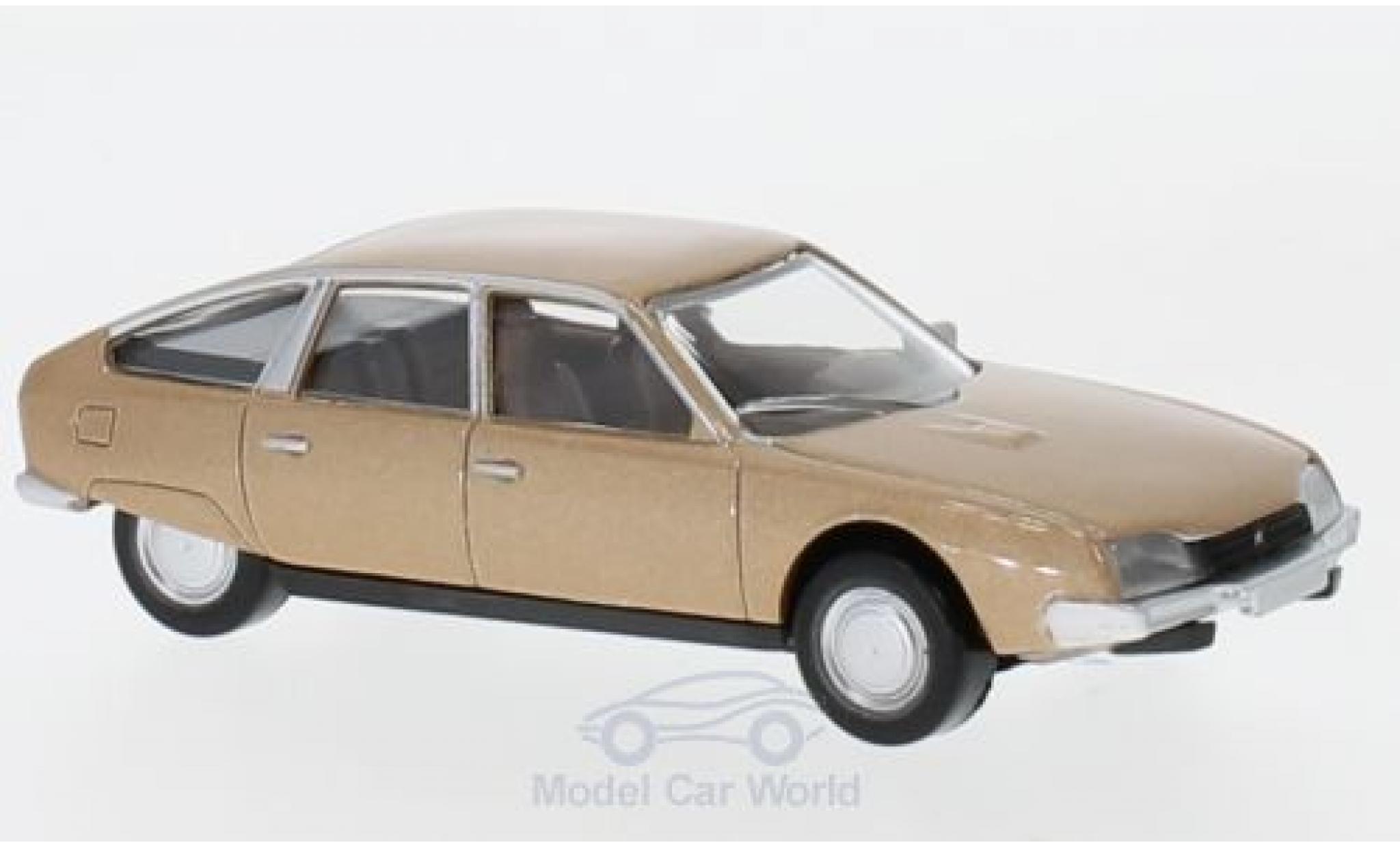 Citroen CX 1/64 Norev metallico beige 1974 modellino in miniatura