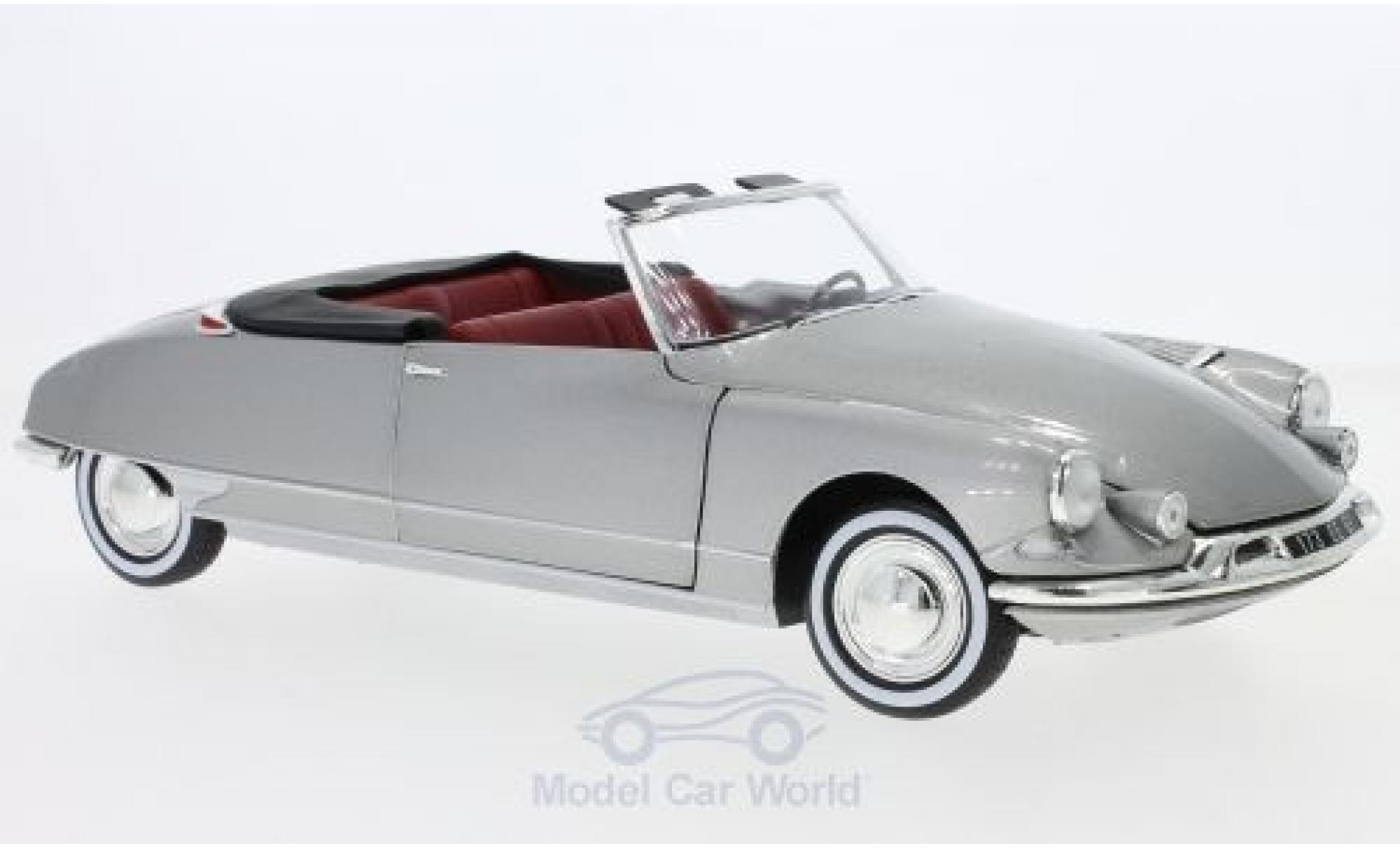 Citroen DS Cabriolet 1/18 Norev 19 Cabriolet metallico grigio 1961 SoftTop liegt bei modellino in miniatura