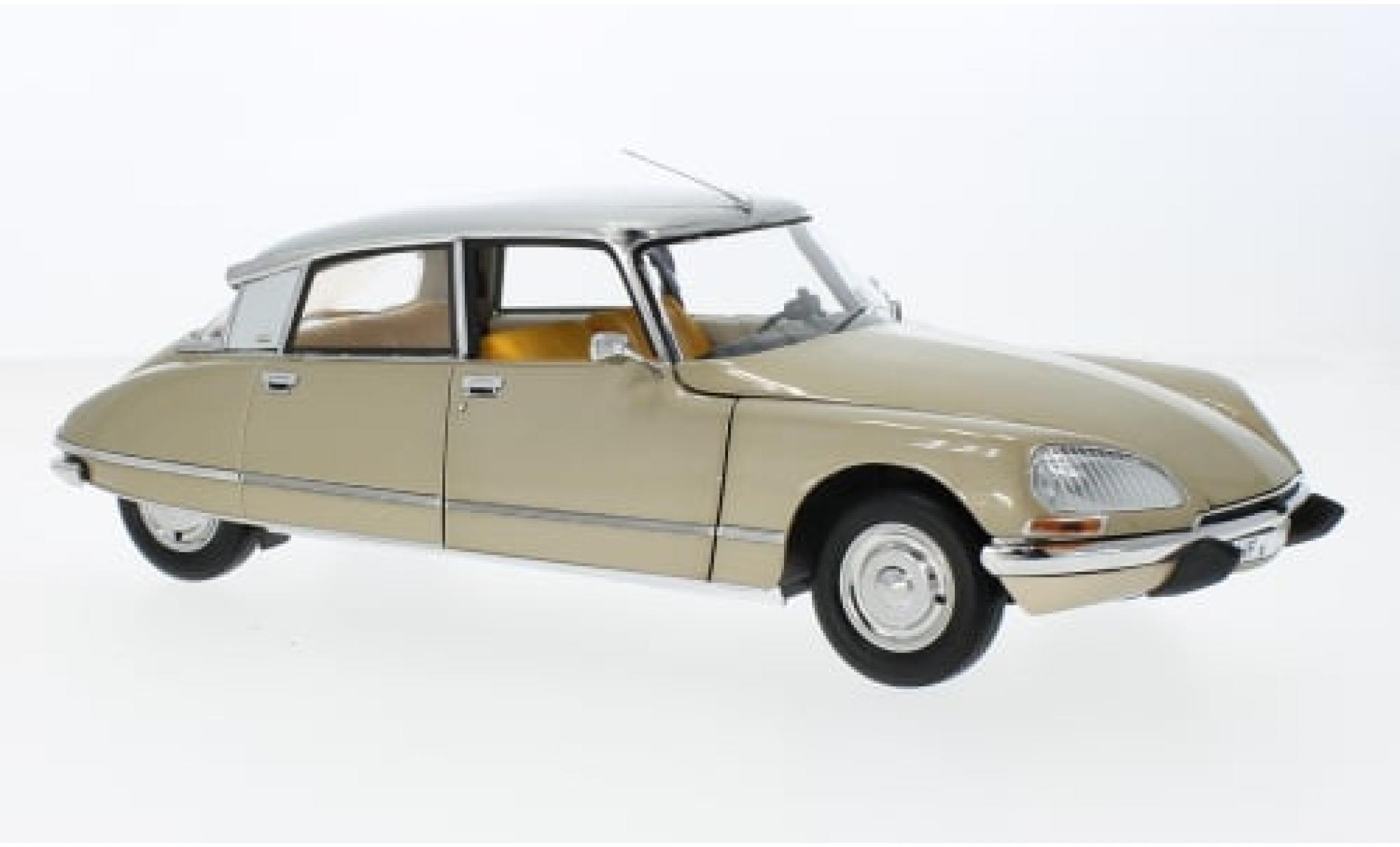 Citroen DS 1/18 Norev 23 Pallas metallise beige/silber 1972 1:18 modellino in miniatura
