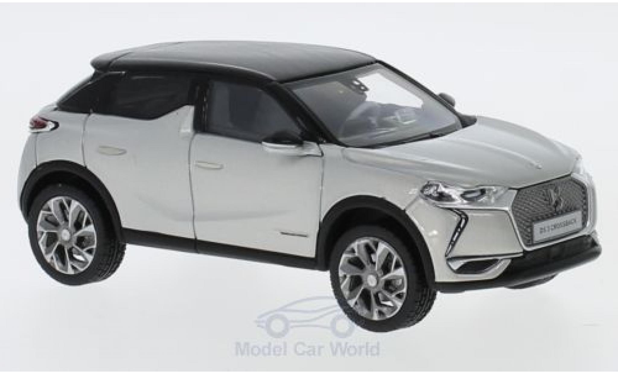 DS Automobiles DS3 1/43 Norev Citroen DS 3 Crossback grigio/nero 2019 modellino in miniatura