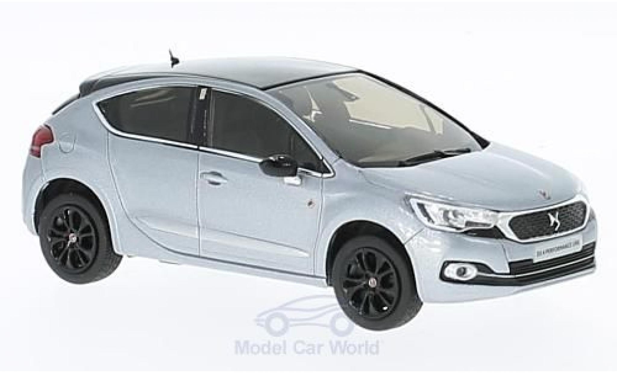 DS Automobiles DS4 1/43 Norev Citroen DS 4 Performance Line metallico grigio/nero 2016 modellino in miniatura