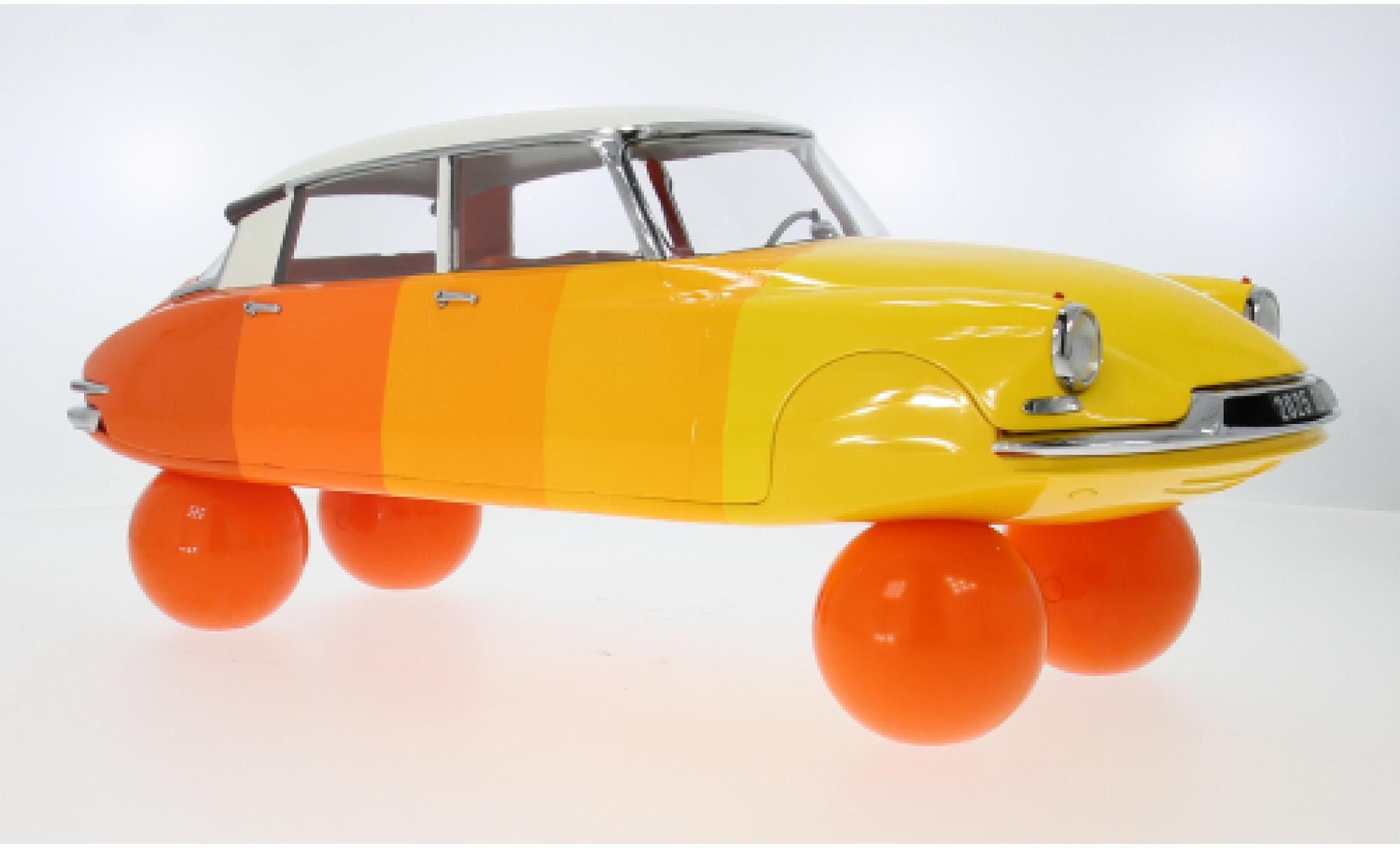 Citroen DS 1/12 Norev 19 orange/gelb 1959 1:12 modellino in miniatura