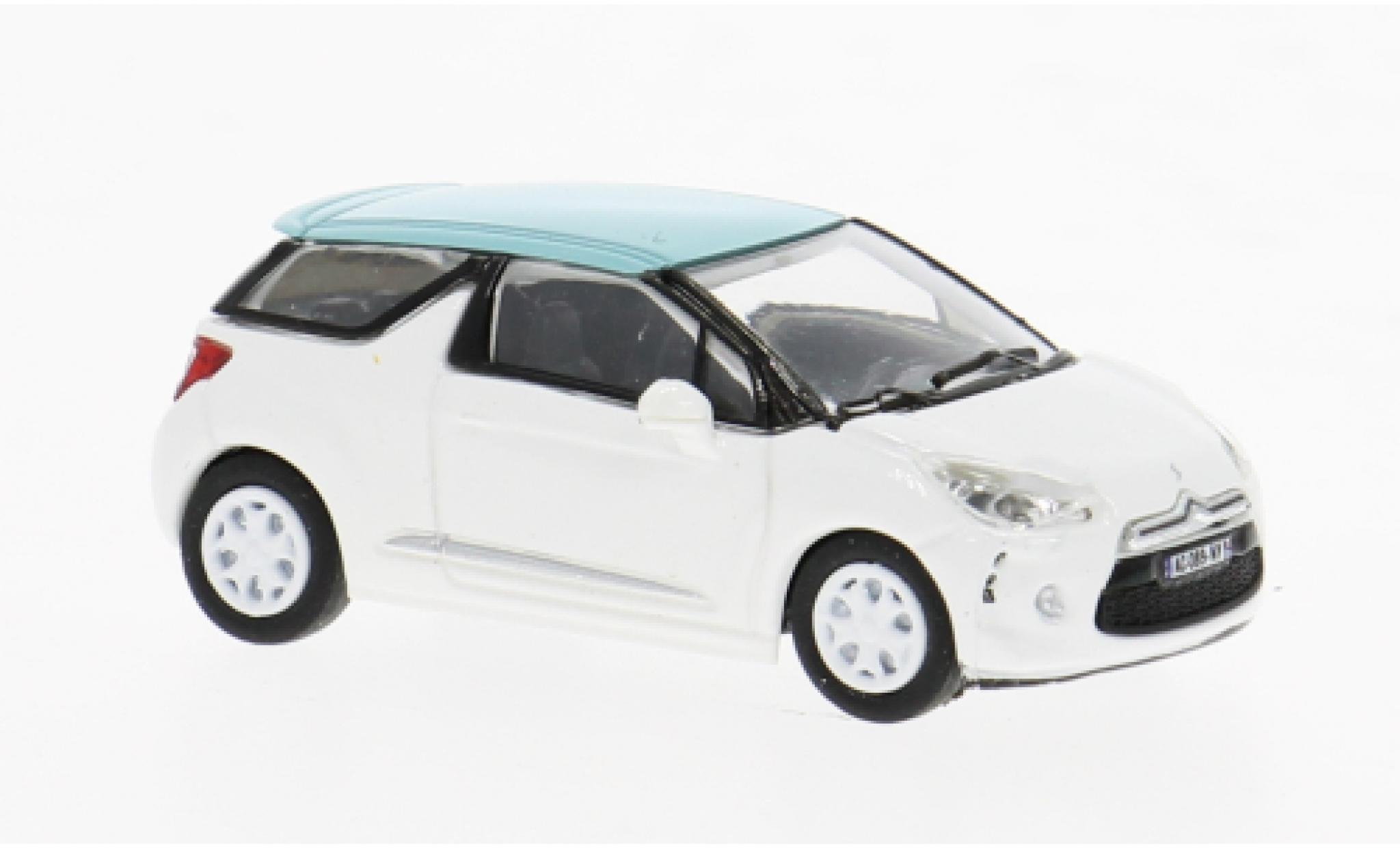 DS Automobiles DS3 Norev Citroen weiss 2010 1:87 modellino in miniatura