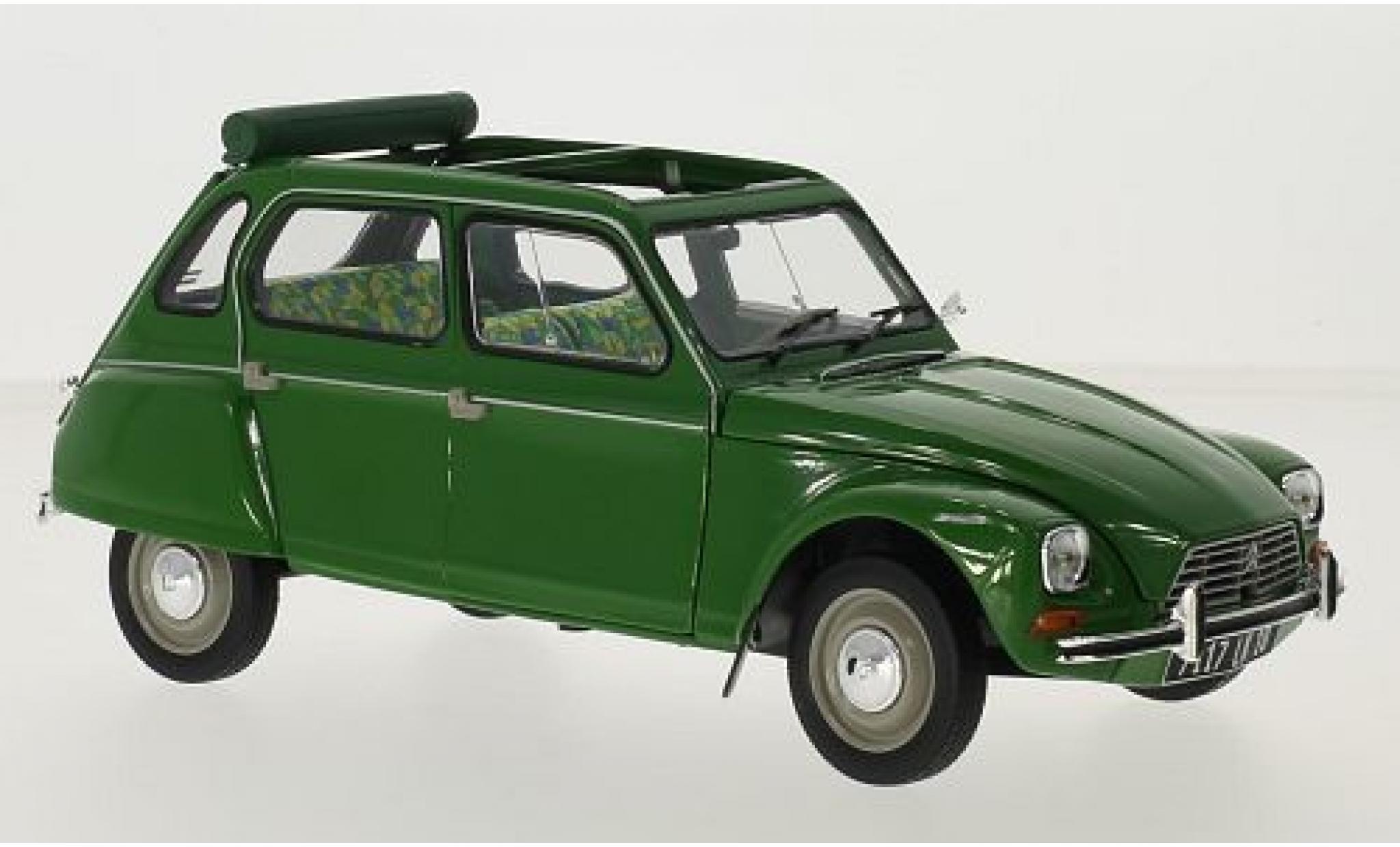 Citroen Dyane 1/18 Norev 6 verde 1975 modellino in miniatura