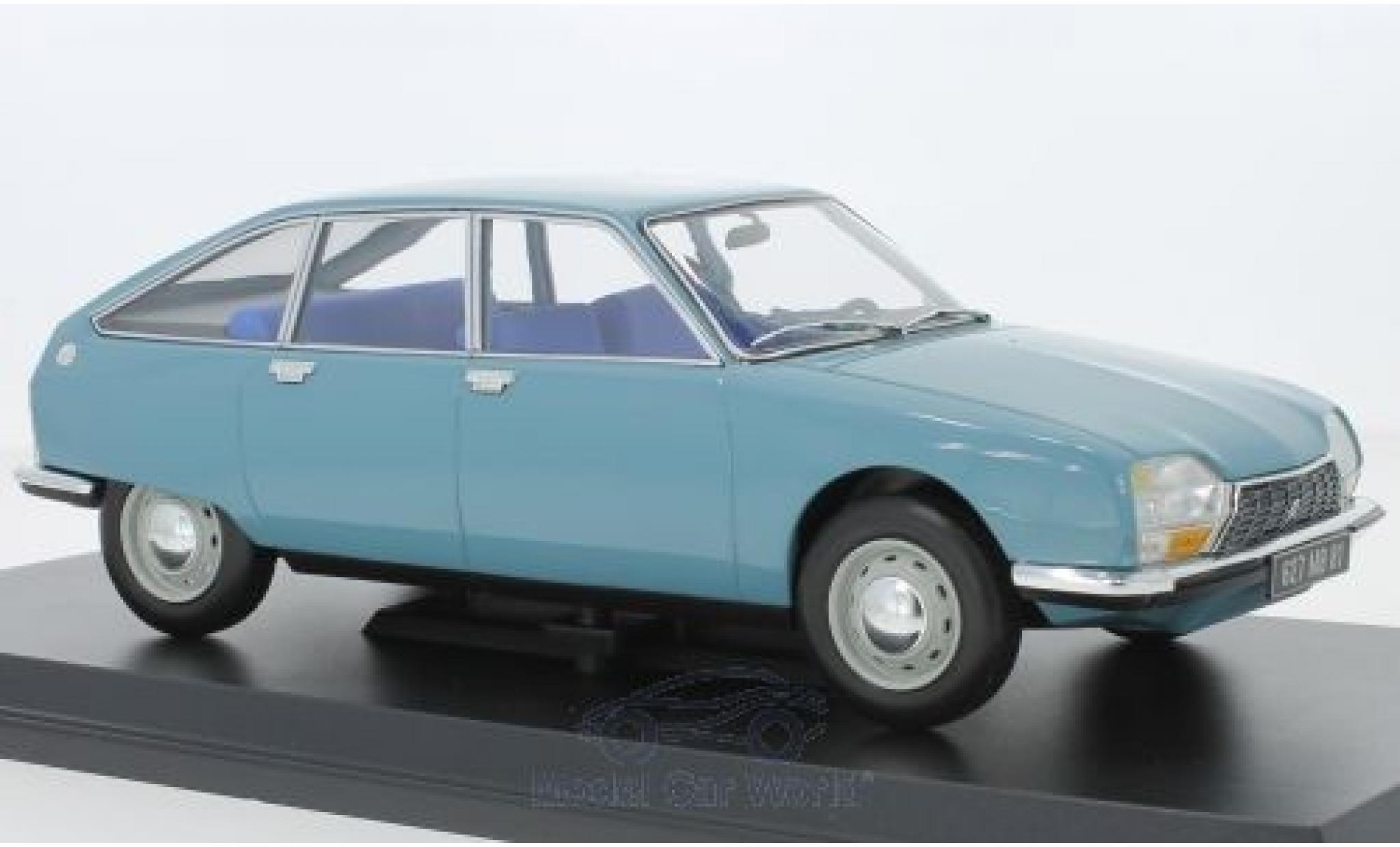 Citroen GS 1/18 Norev Club blu 1972 modellino in miniatura