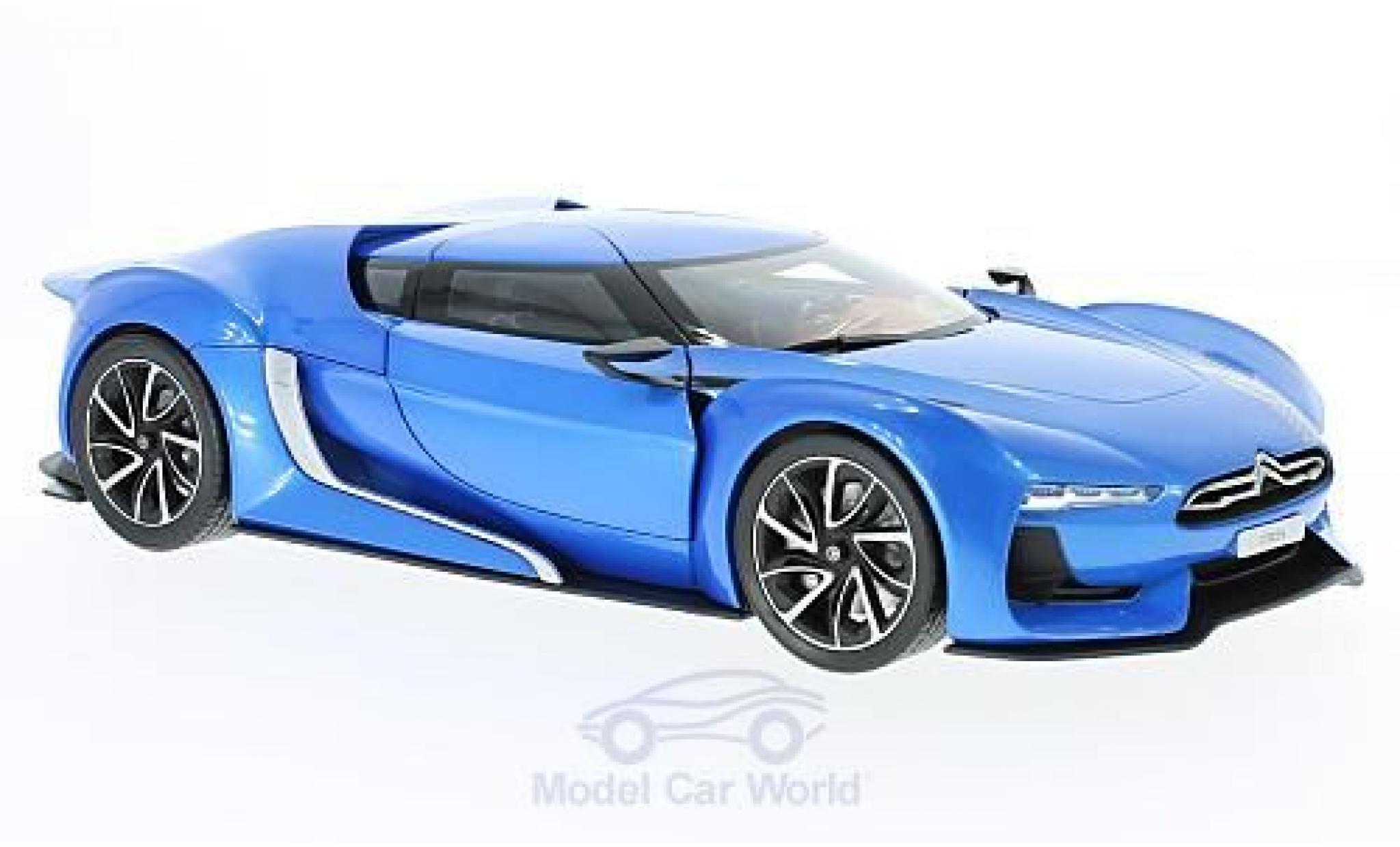 Citroen GT 1/18 Norev metallico blu 2008 modellino in miniatura