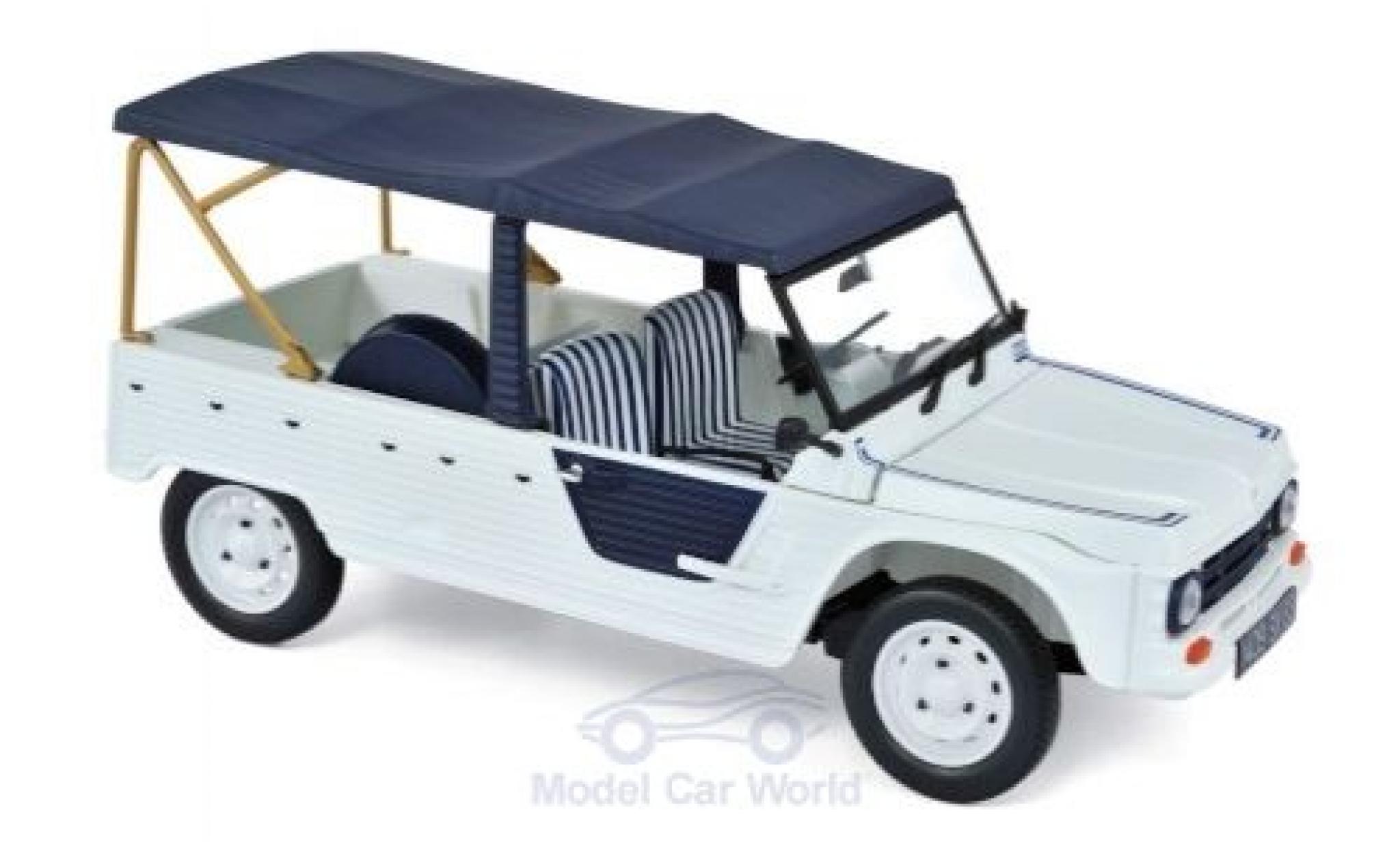 Citroen Mehari 1/18 Norev Azur bianco/blu 1983 modellino in miniatura