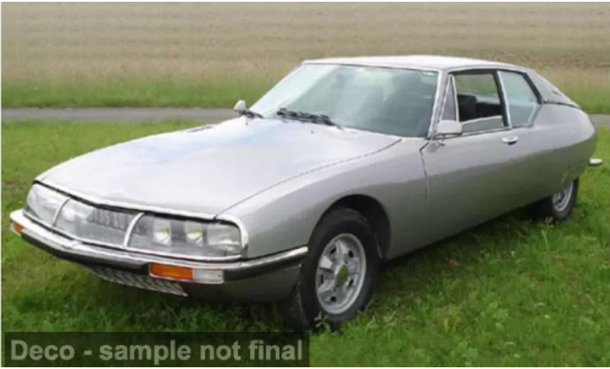 Citroen SM Norev grau 1972 1:12 modellino in miniatura