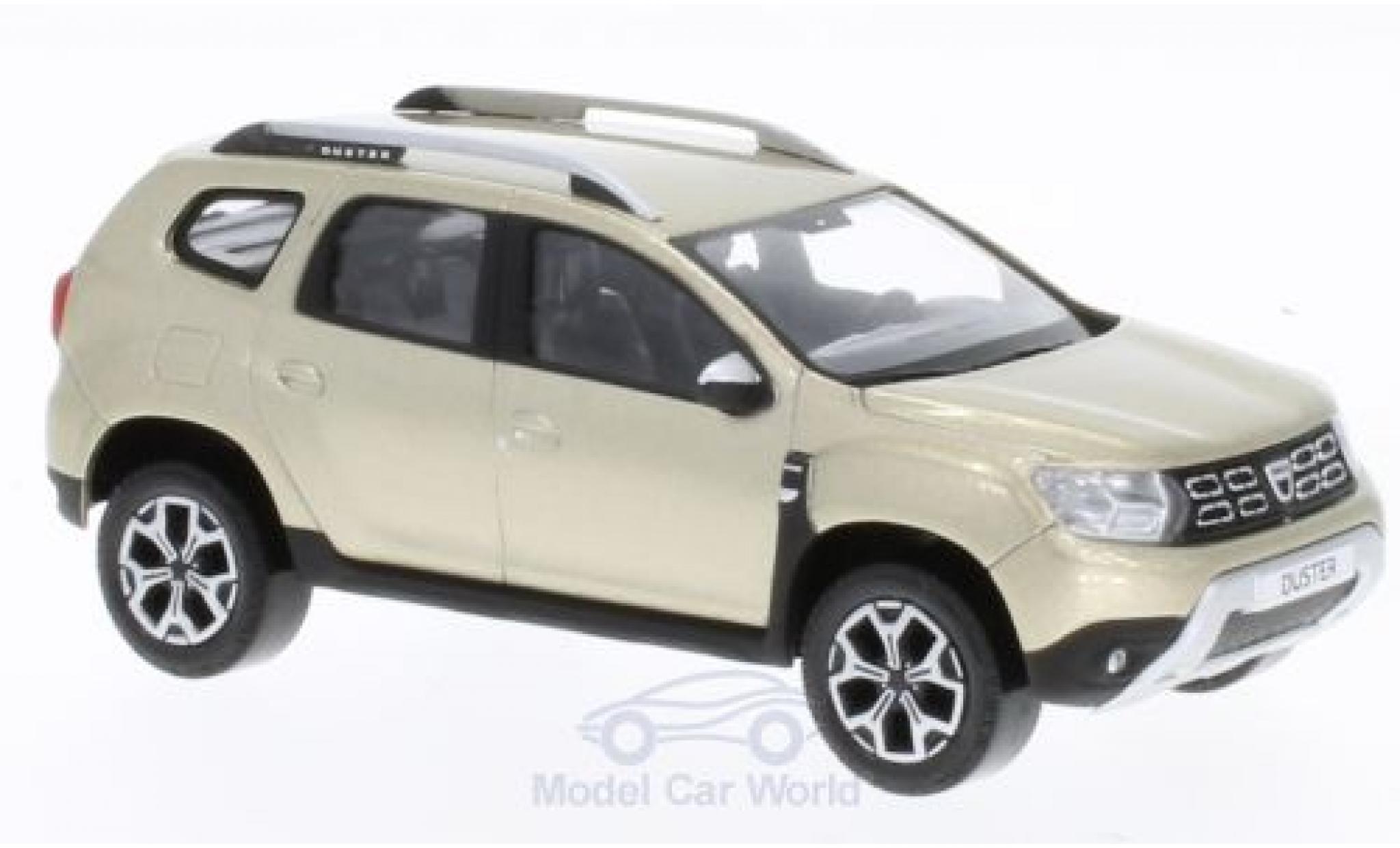 Dacia Duster 1/43 Norev metallico beige 2018 modellino in miniatura