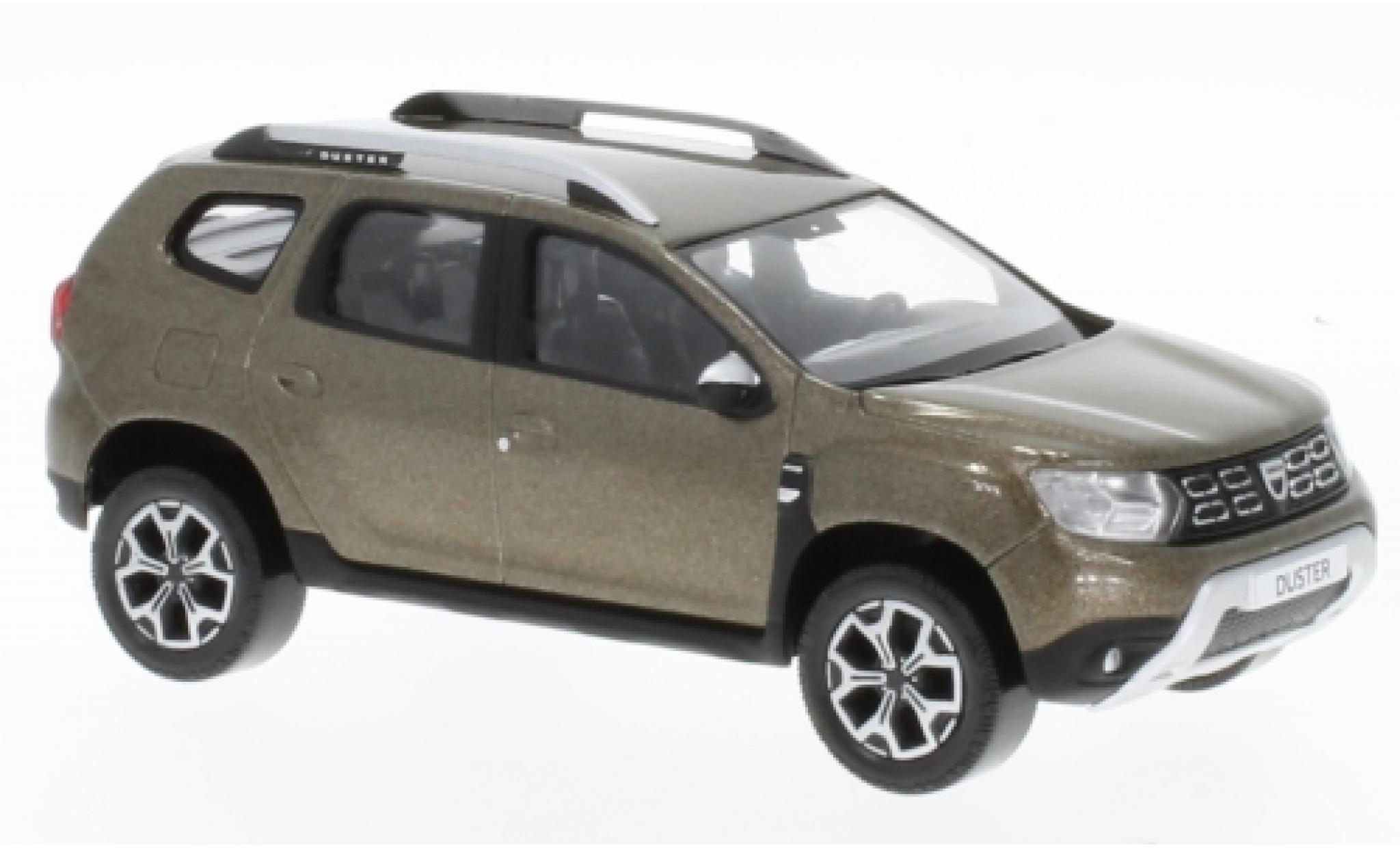 Dacia Duster 1/43 Norev metallico marroneee 2018 modellino in miniatura