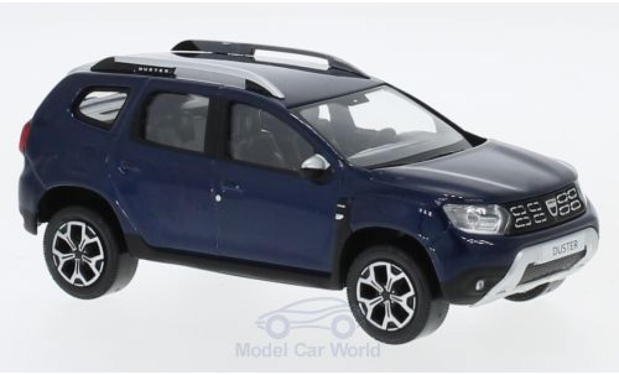 Dacia Duster 1/43 Norev metallico blu 2018 modellino in miniatura